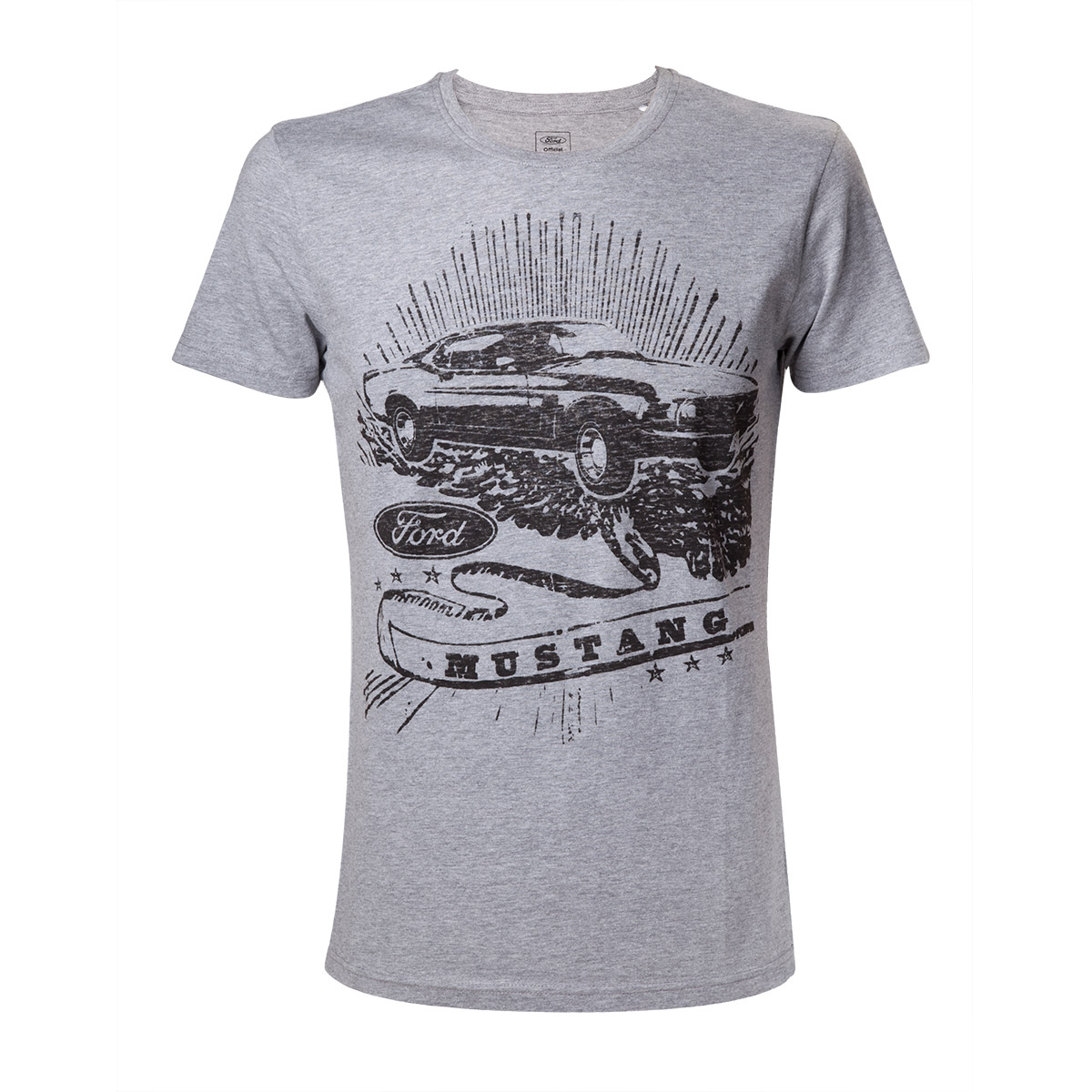 Ford Mustang T-Shirt "Mustang" - grau