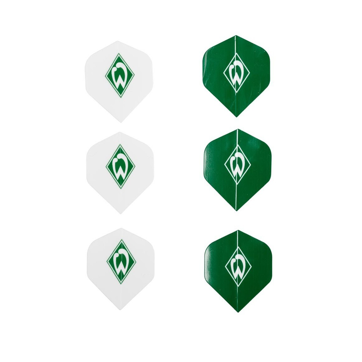 SV Werder Bremen - Dart-Flights Raute 6er-Set- mehrfarbig