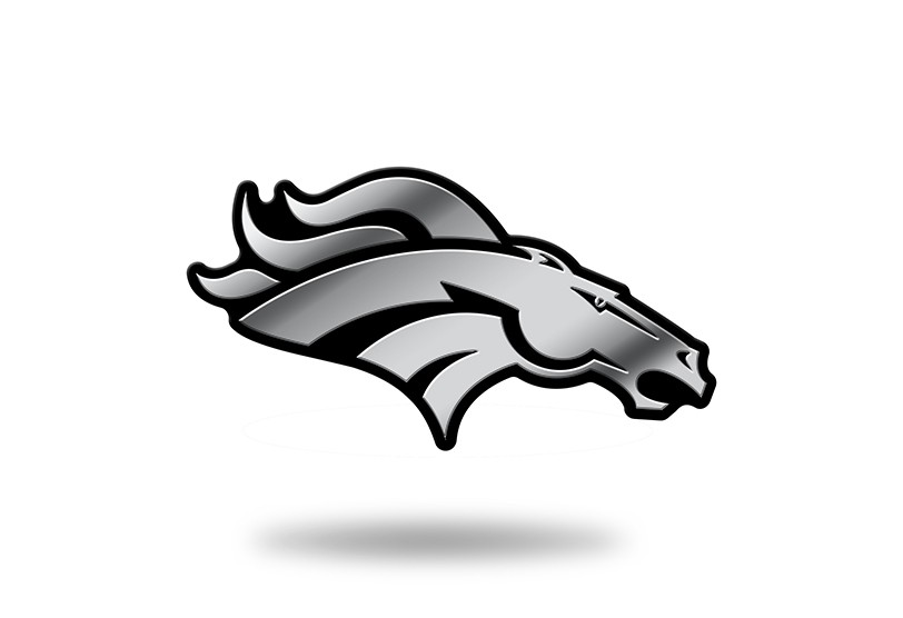 Denver Broncos Acryl Metallic 3D Auto Emblem