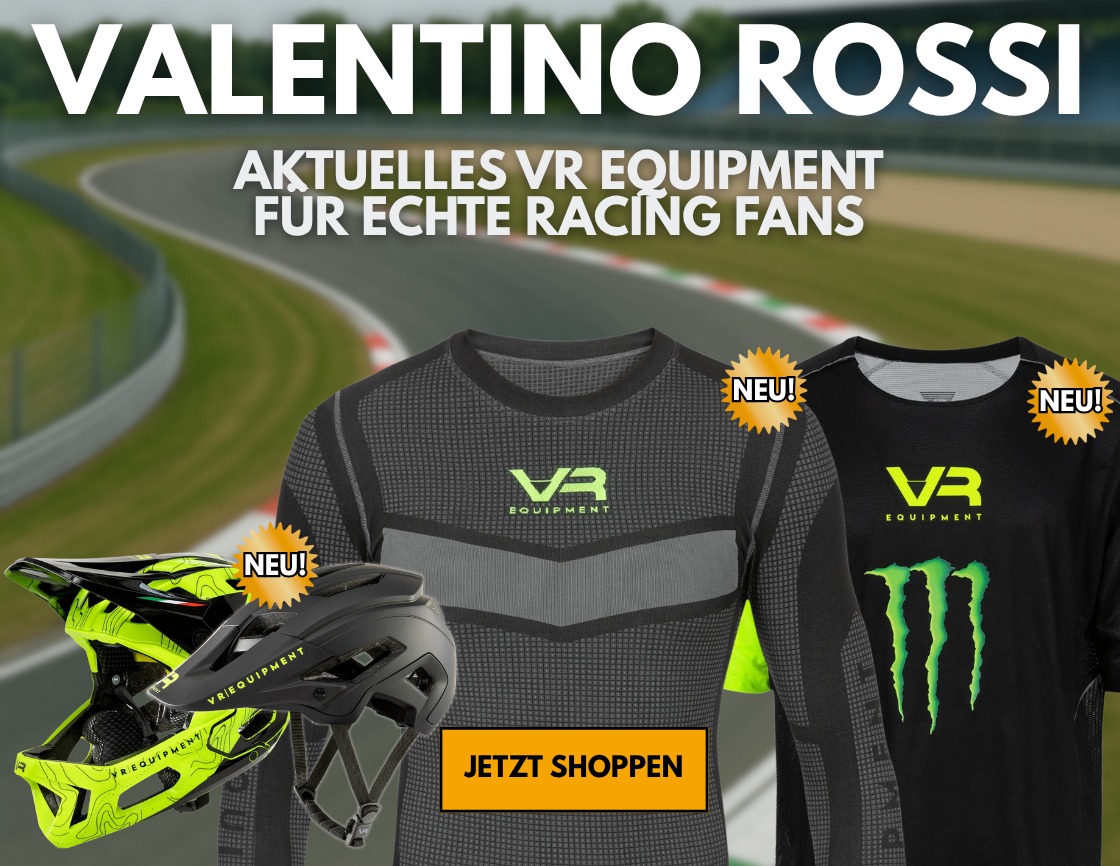 Valentino Rossi: Aktuelles VR Equipment für echte Racing Fans – jetzt shoppen