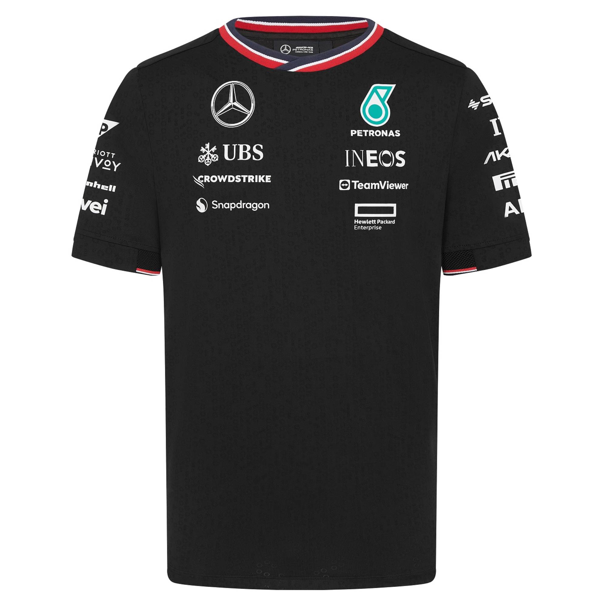 Mercedes AMG Petronas T-Shirt Teamline 2024 - schwarz