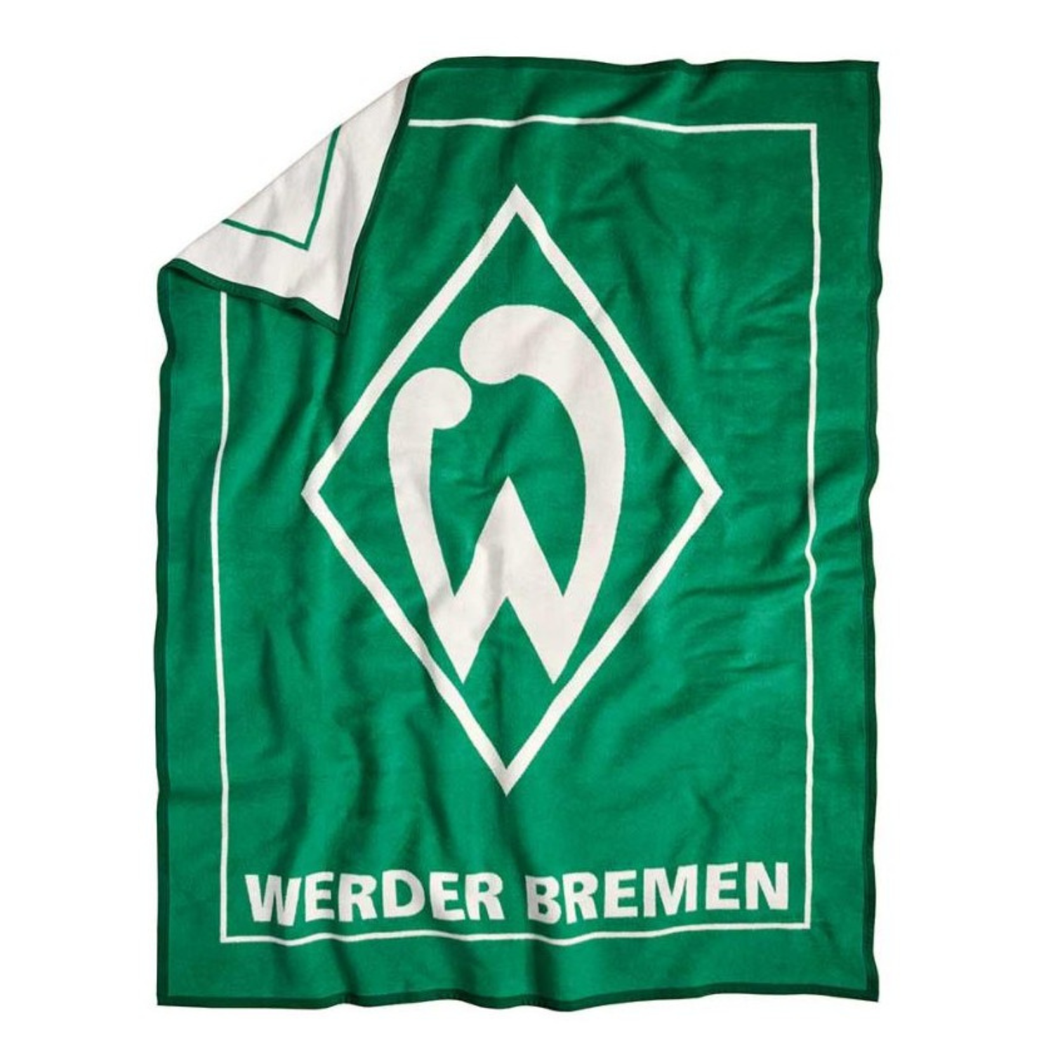 SV Werder Bremen - Veloursdecke Raute - grün