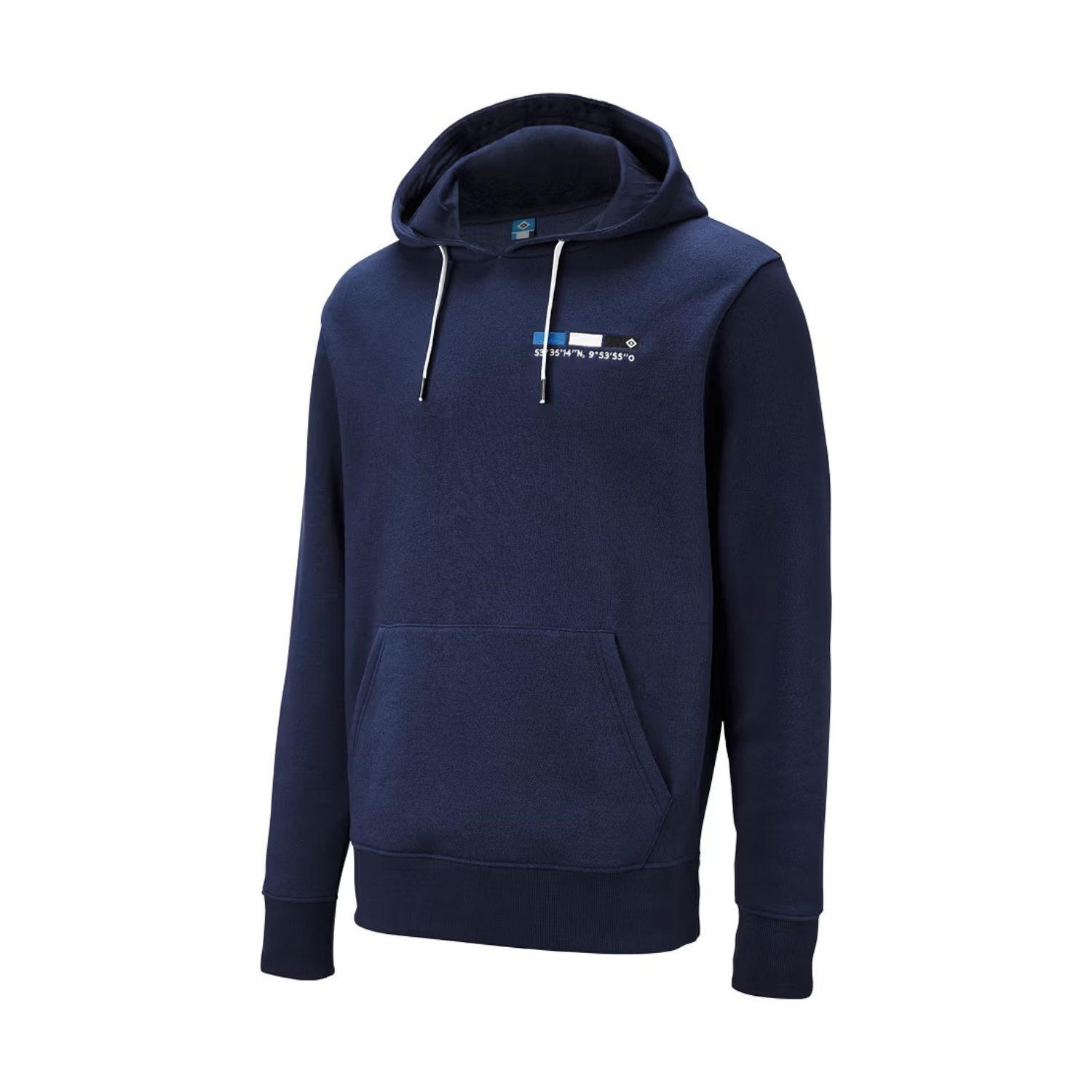 HSV Kapuzenpullover "Koordinaten" - dunkelblau