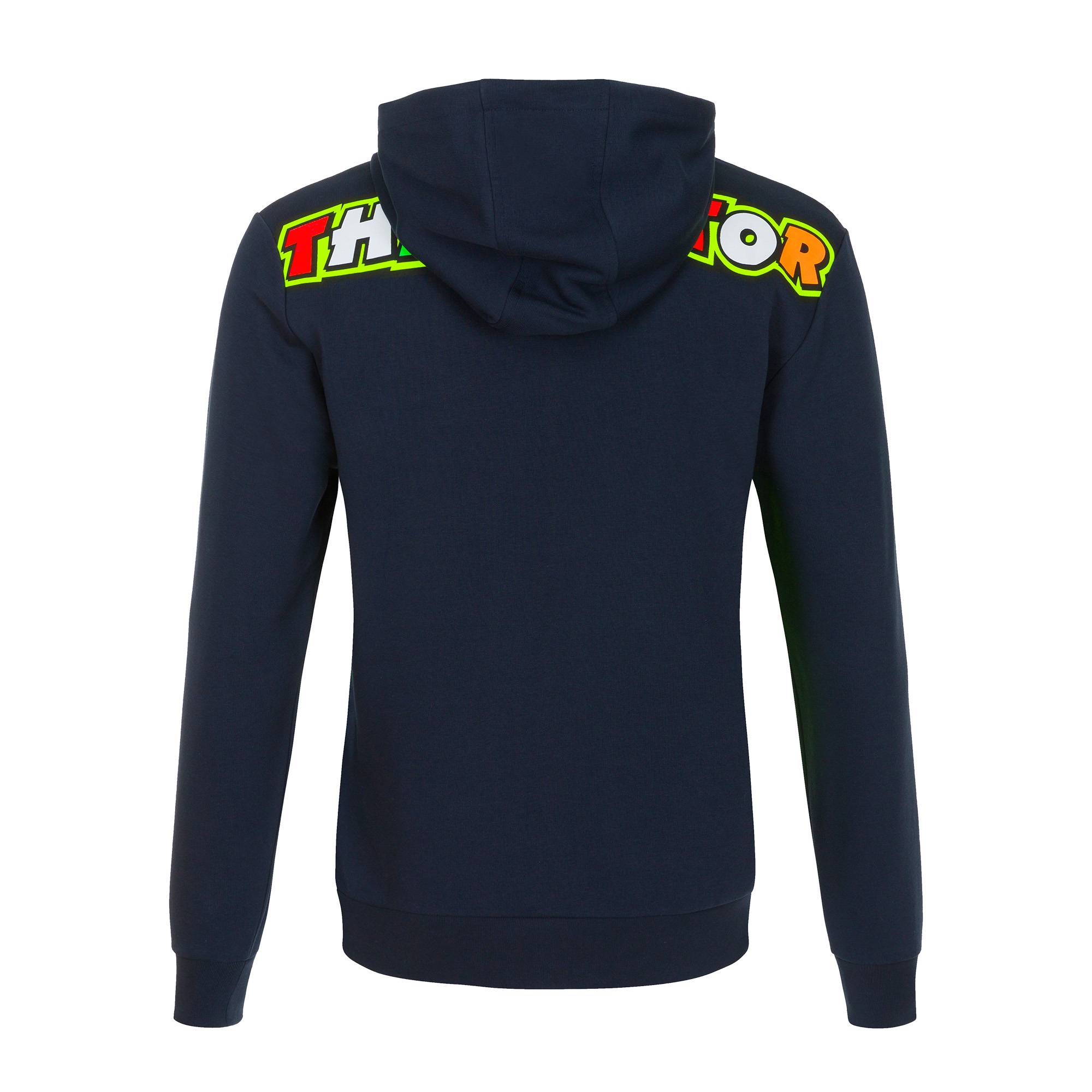 Valentino Rossi Kapuzensweatjacke "46" - blau