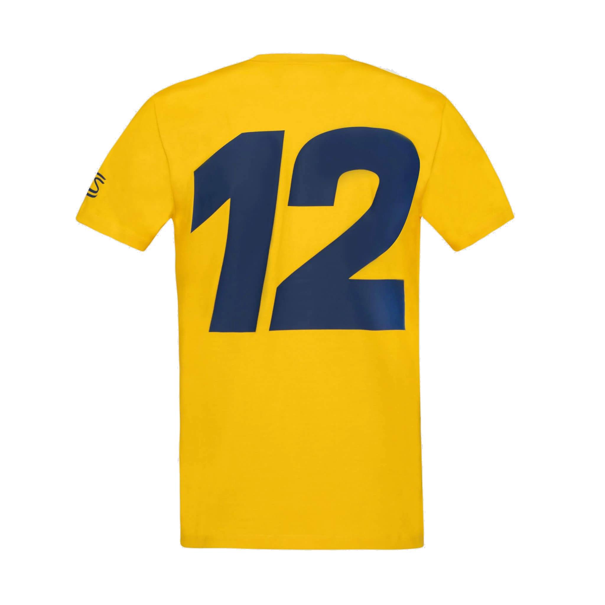 Ayrton Senna T-Shirt "#Senna" - gelb