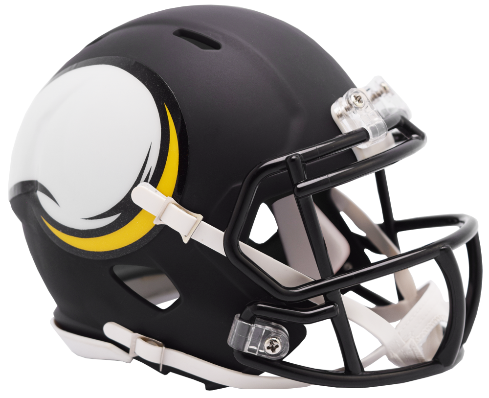 Minnesota Vikings - AMP Mini Helm - schwarz
