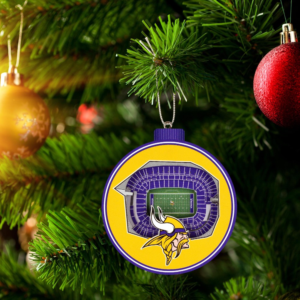 Minnesota Vikings 3D StadiumView Baumschmuck