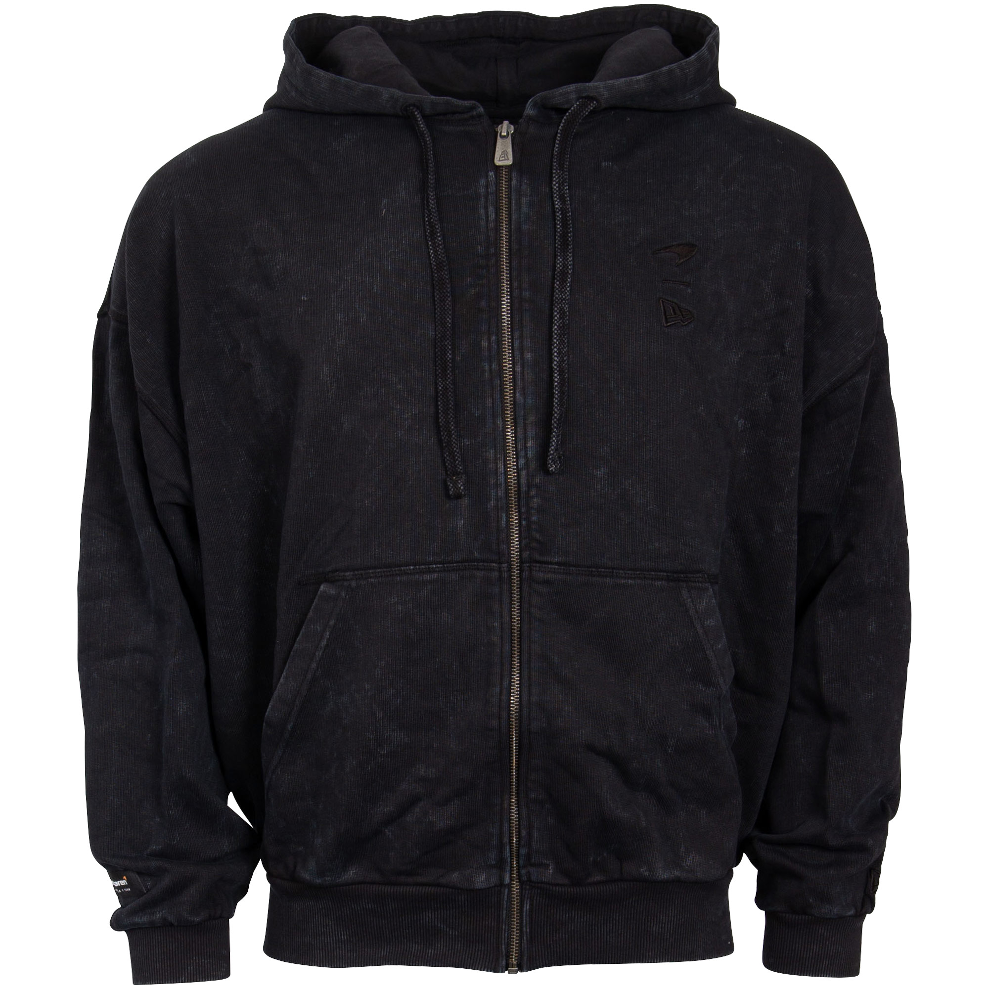 McLaren F1 New Era Kapuzenjacke Washed - schwarz