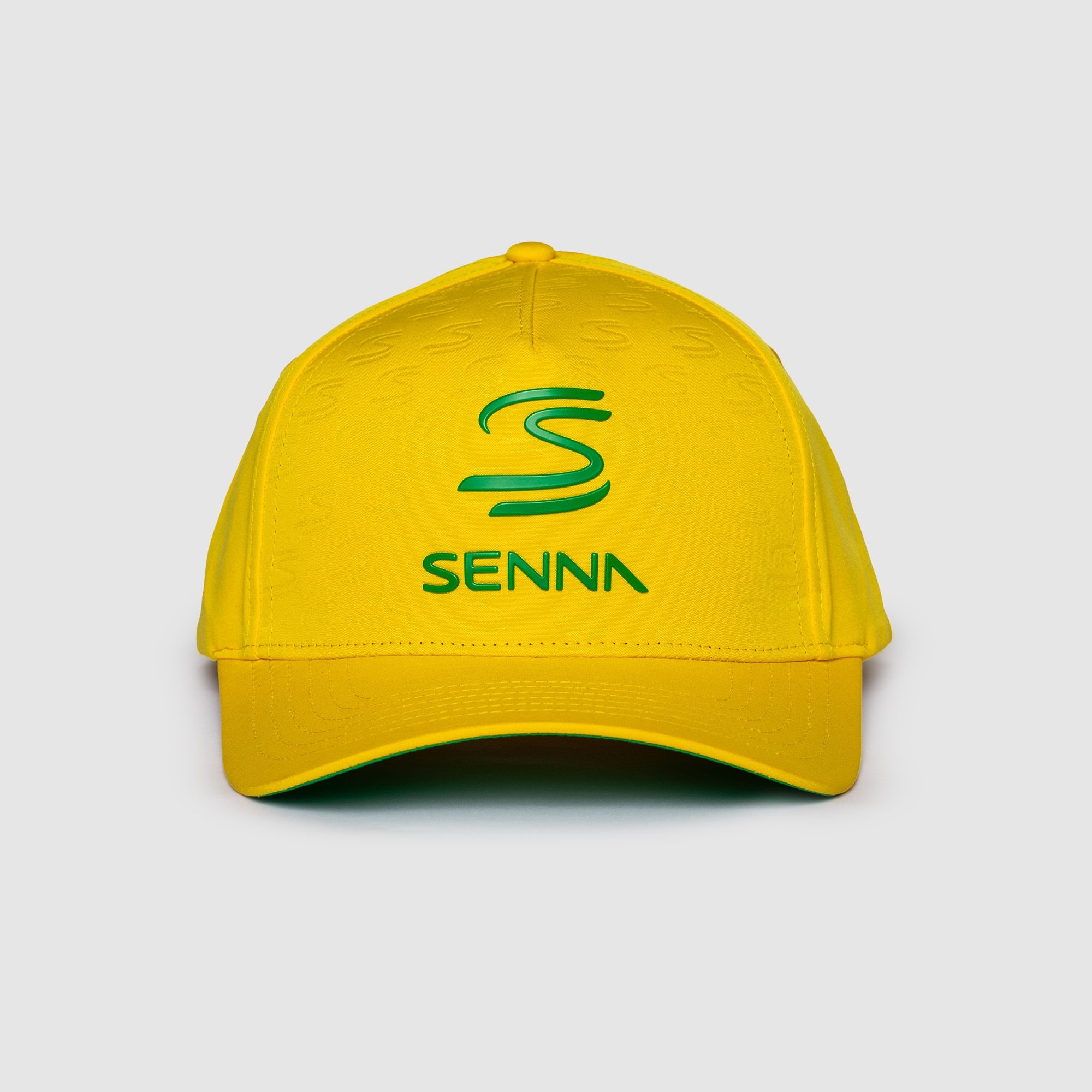 Ayrton Senna Cap Logo Geprägt - gelb