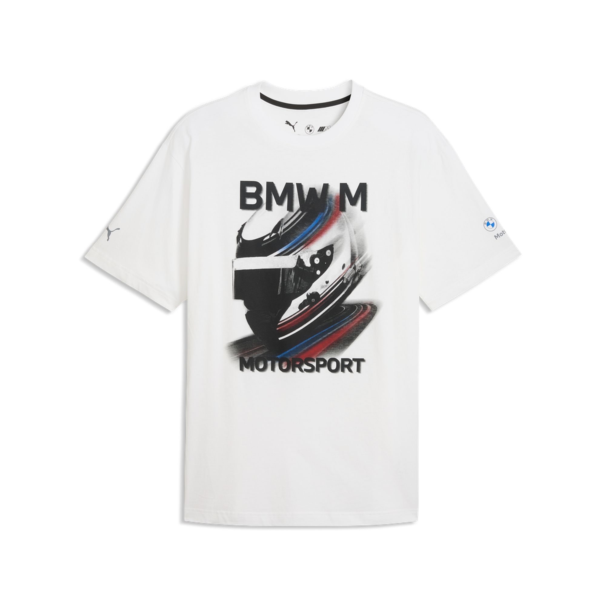 BMW M Motorsport Puma T-Shirt 'Graphic Helmet' - weiß