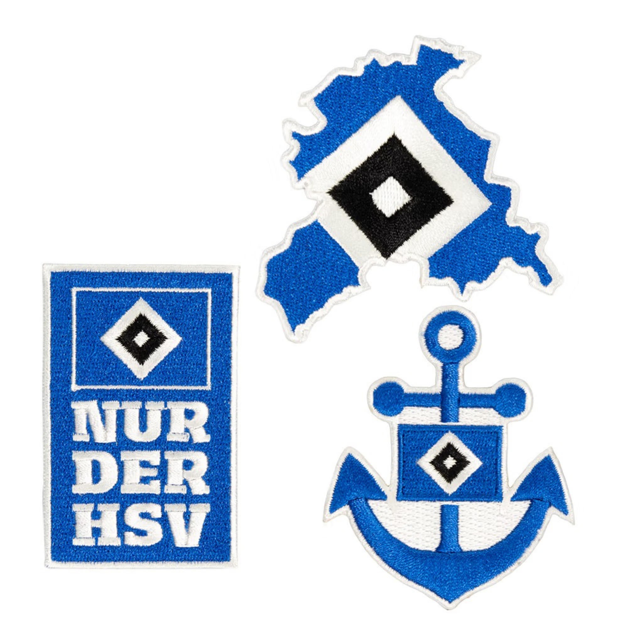 HSV Aufnäher 3er Set "Hamburger SV"