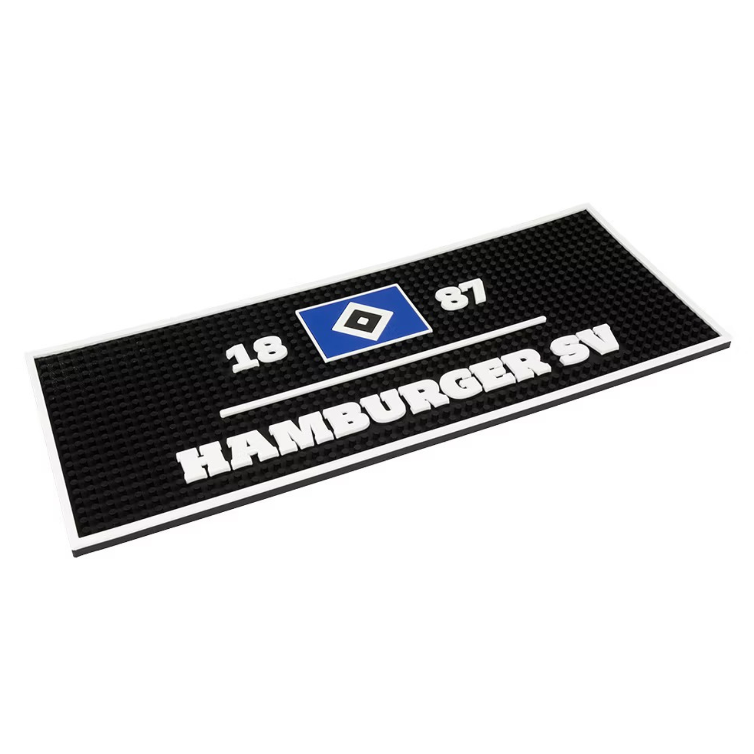 HSV Thekenauflage "Hamburger SV" 50x20 cm - schwarz