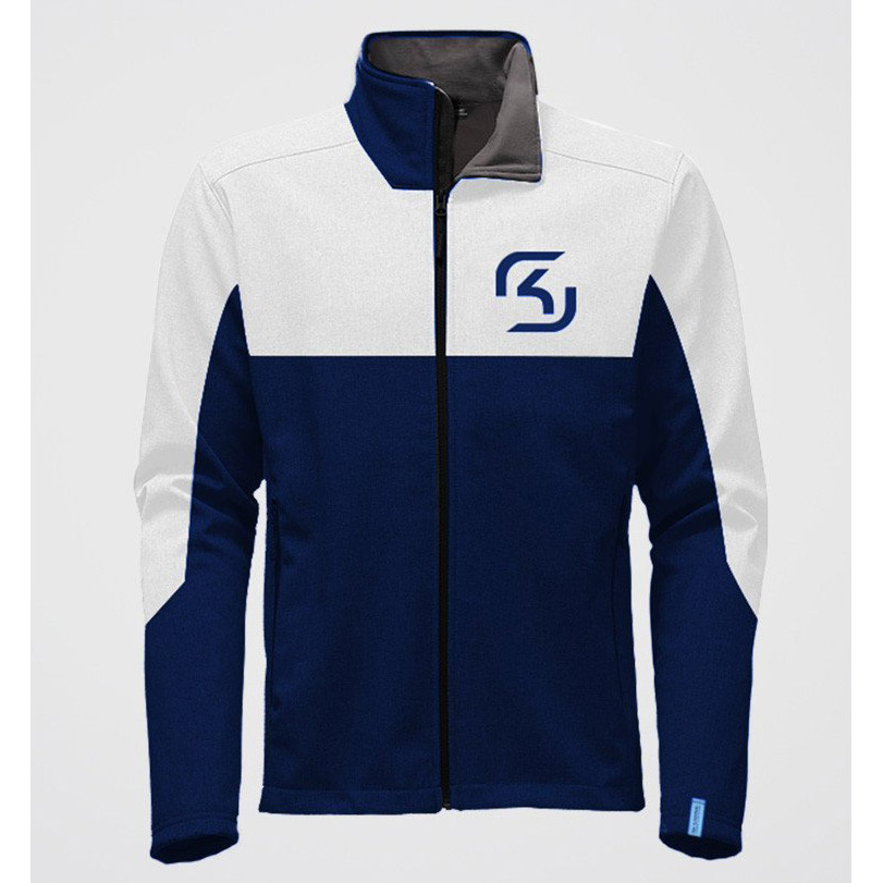 SK Gaming Softshell Jacke "Logo" - blau