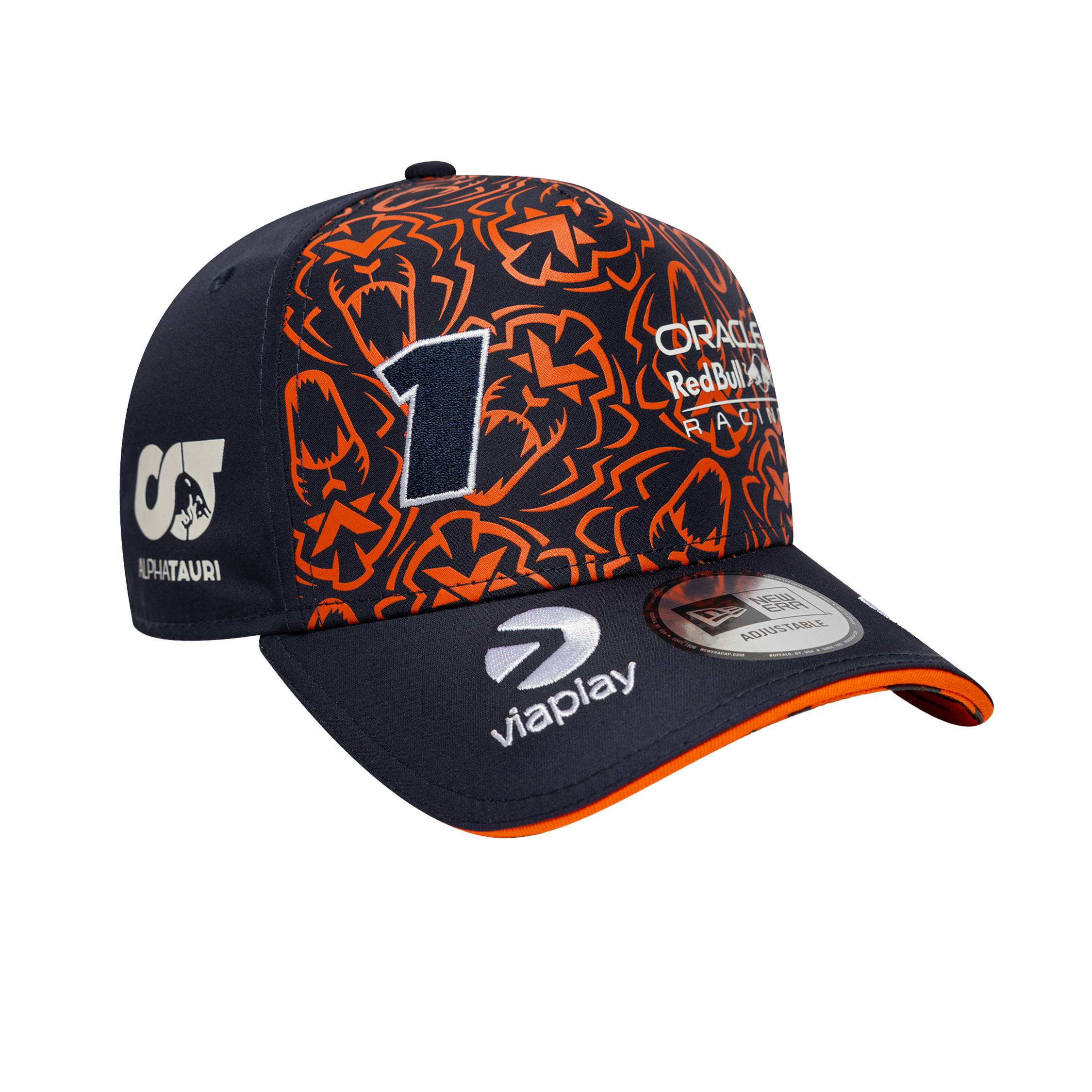 Red Bull Racing New Era Max Verstappen Cap "Orange Lion" - blau