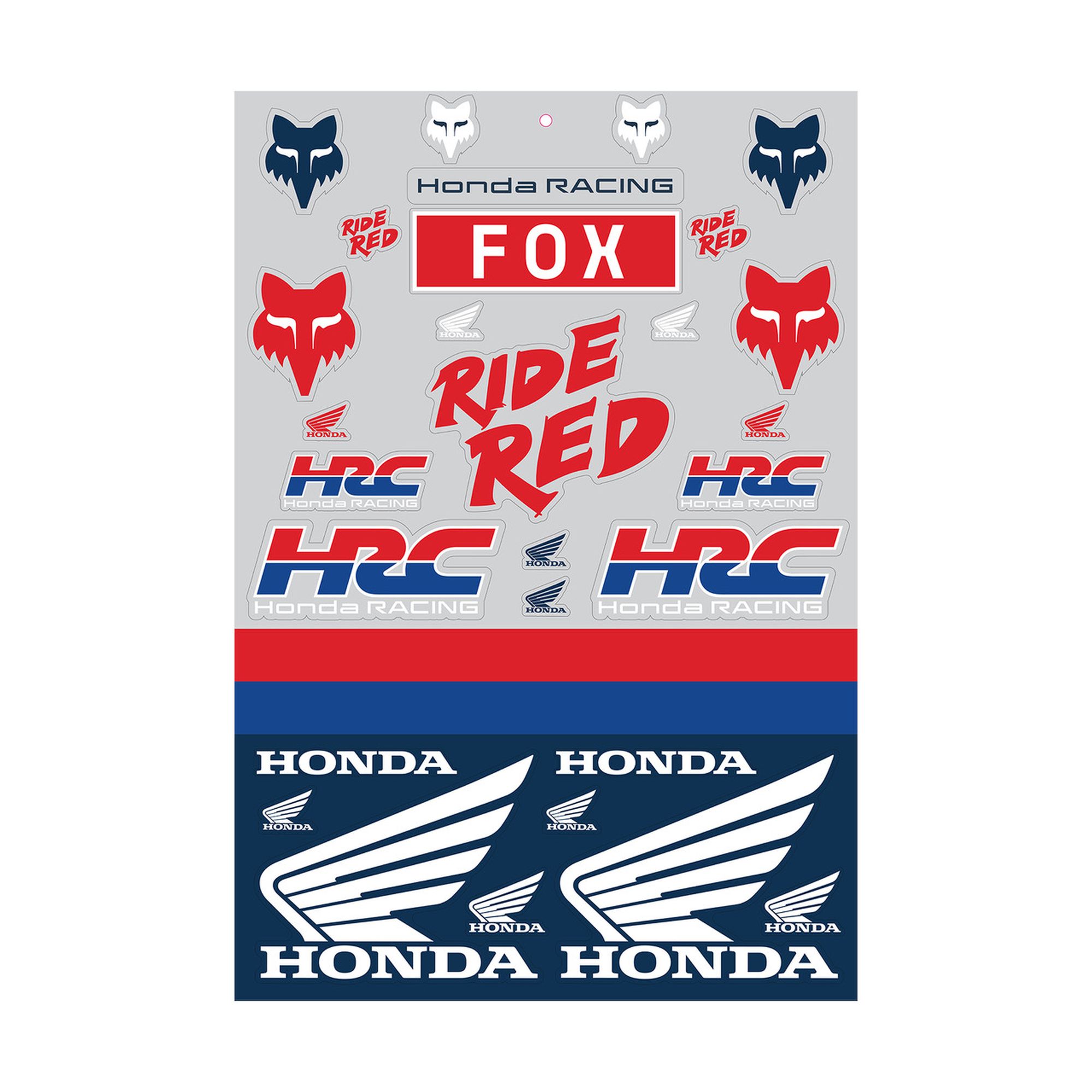 FOX Racing Honda Track Pack Aufkleber Set