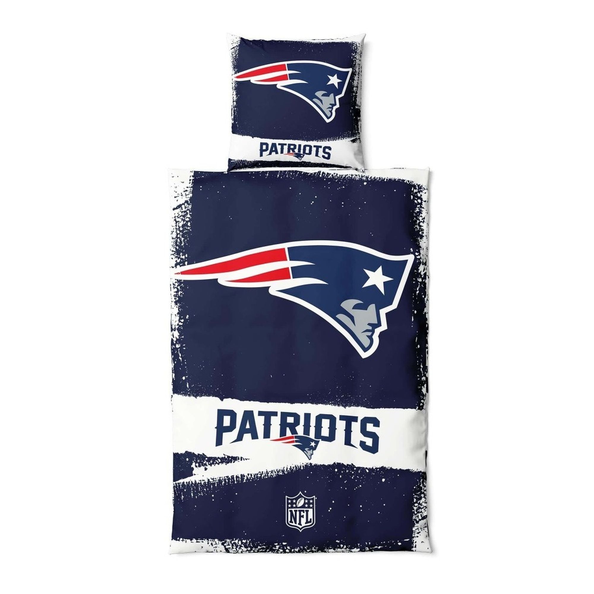 New England Patriots - Bettwäsche-Set "RAW" - blau