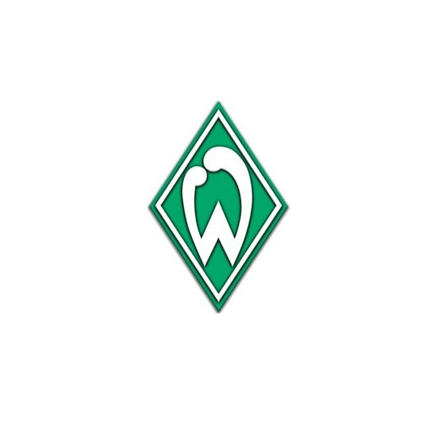 SV Werder Bremen - Magnet Raute 3D - grün