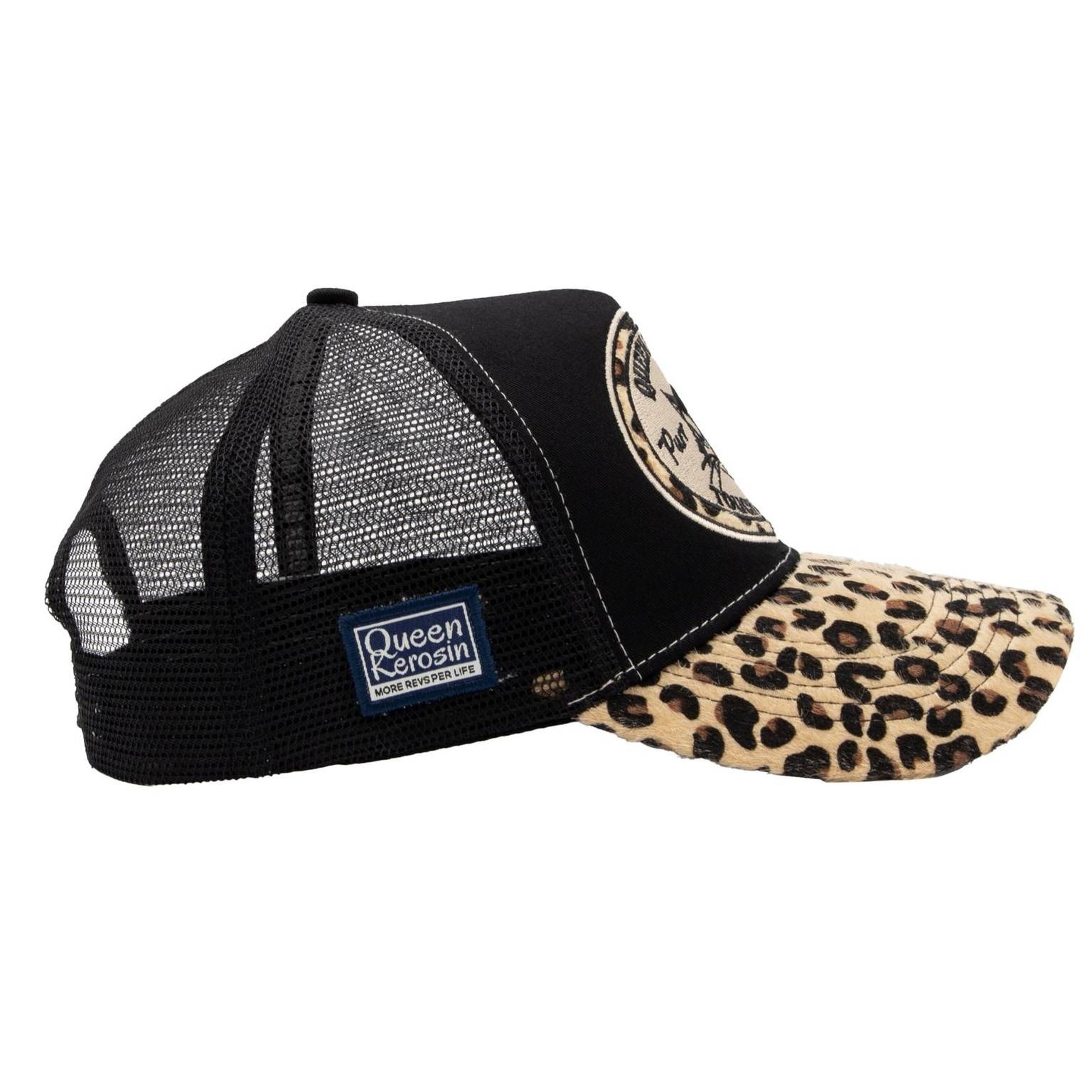 Queen Kerosin Damen Trucker Cap "Touch me Hard" - schwarz