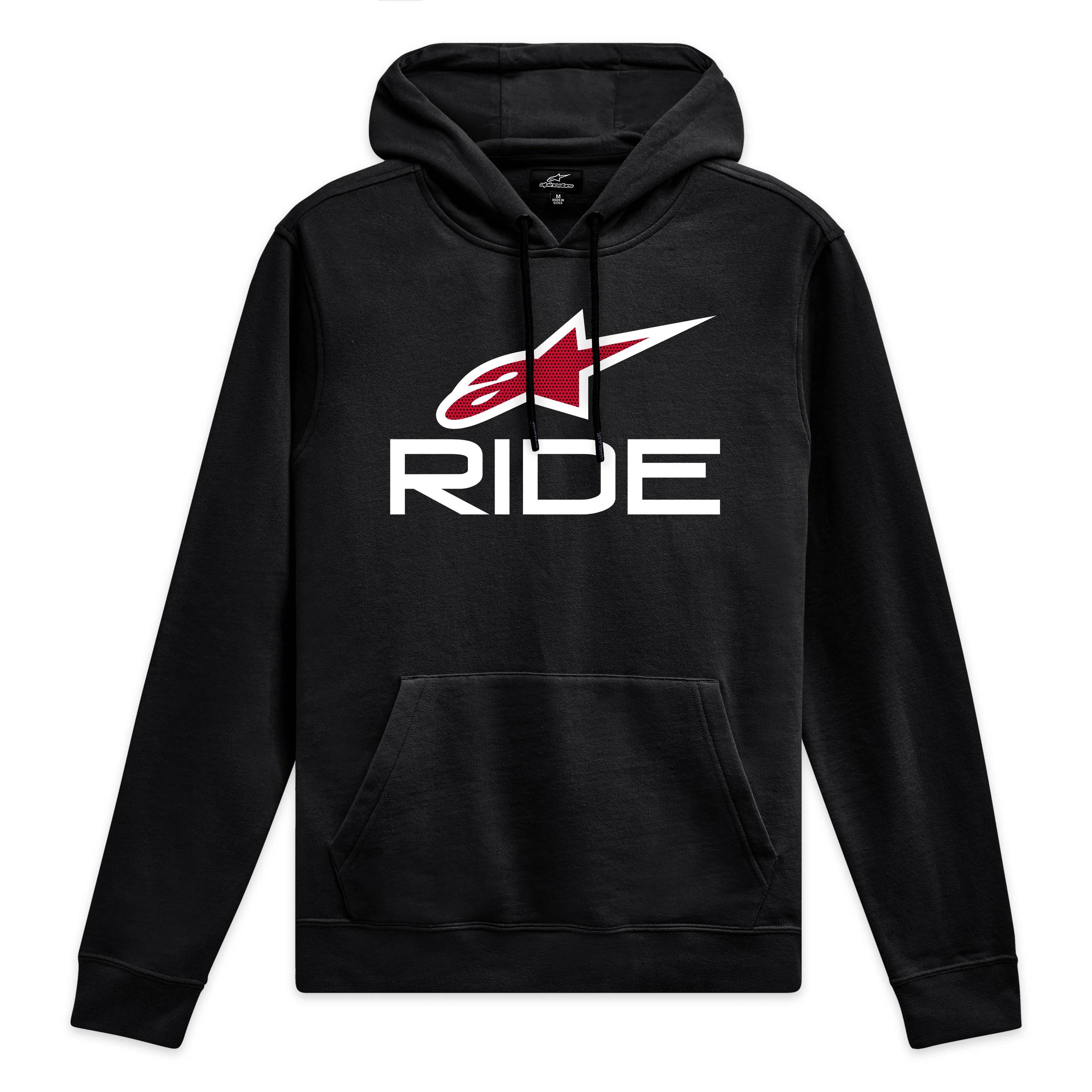 Alpinestars Kapuzenpullover " Ride V3" - schwarz