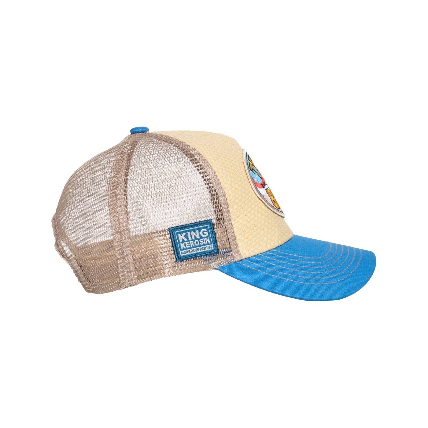 King Kerosin Trucker Cap "Titties and Beer" - beige