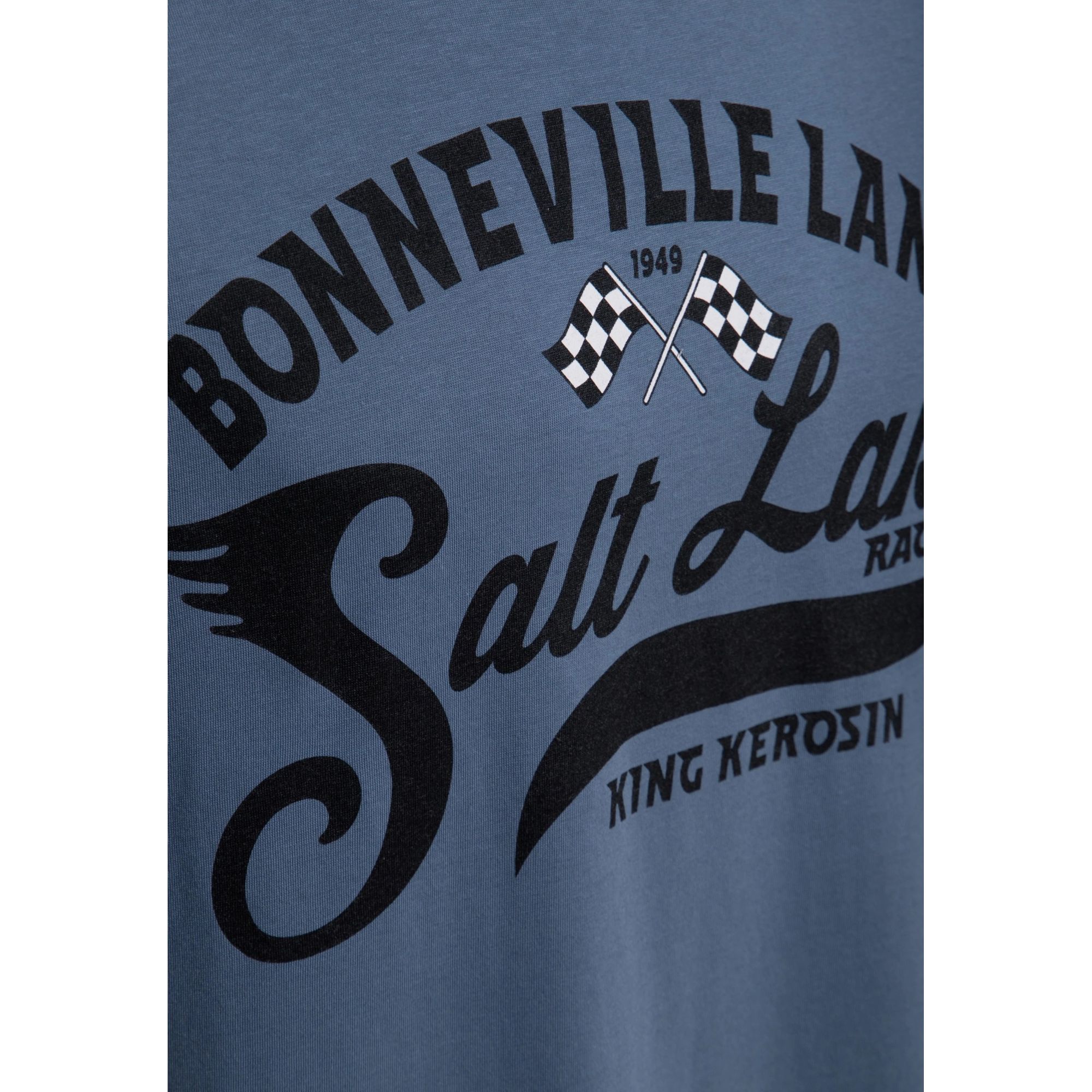 King Kerosin - T-Shirt 'Salt Lake' - blau