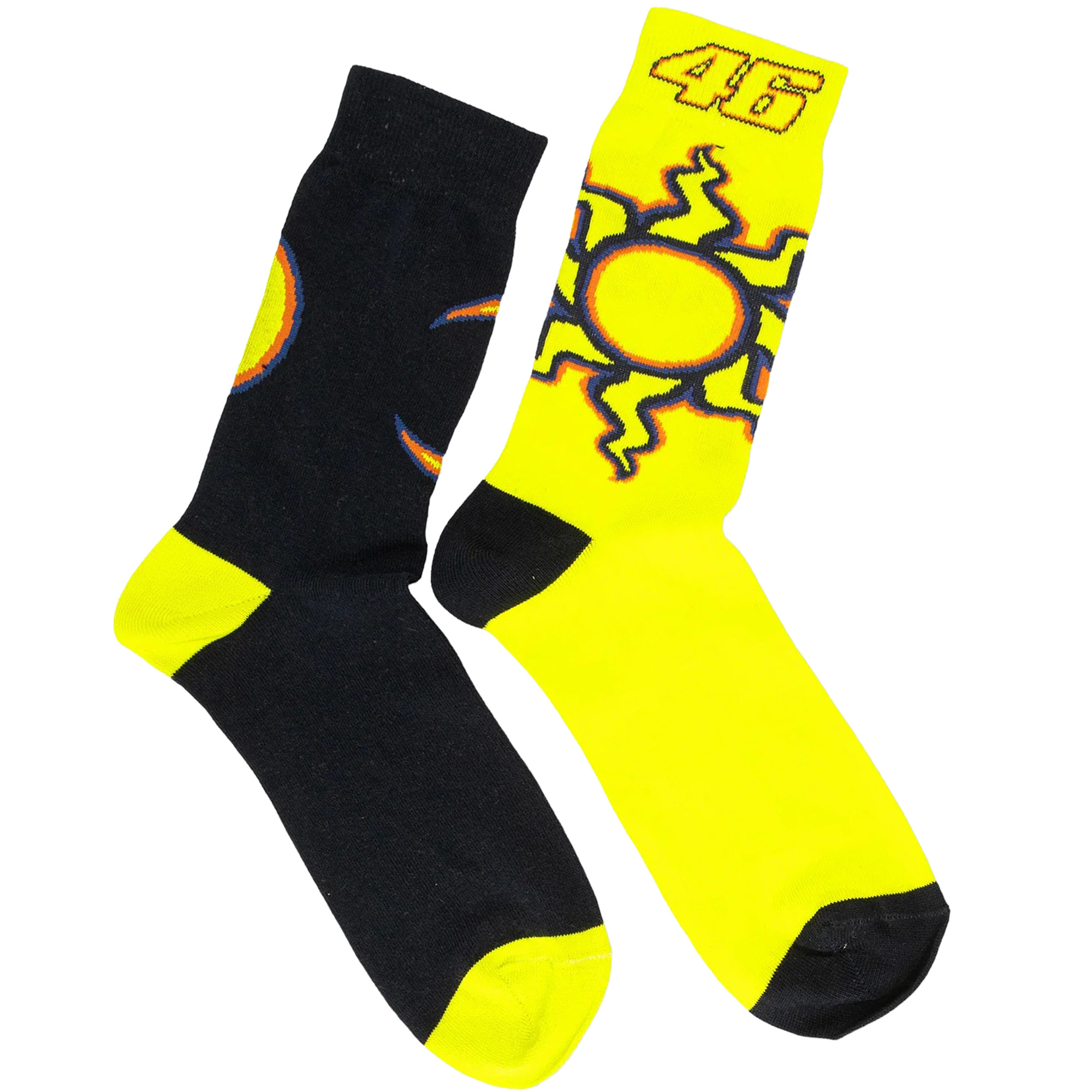 Valentino Rossi Socken Sonne Mond