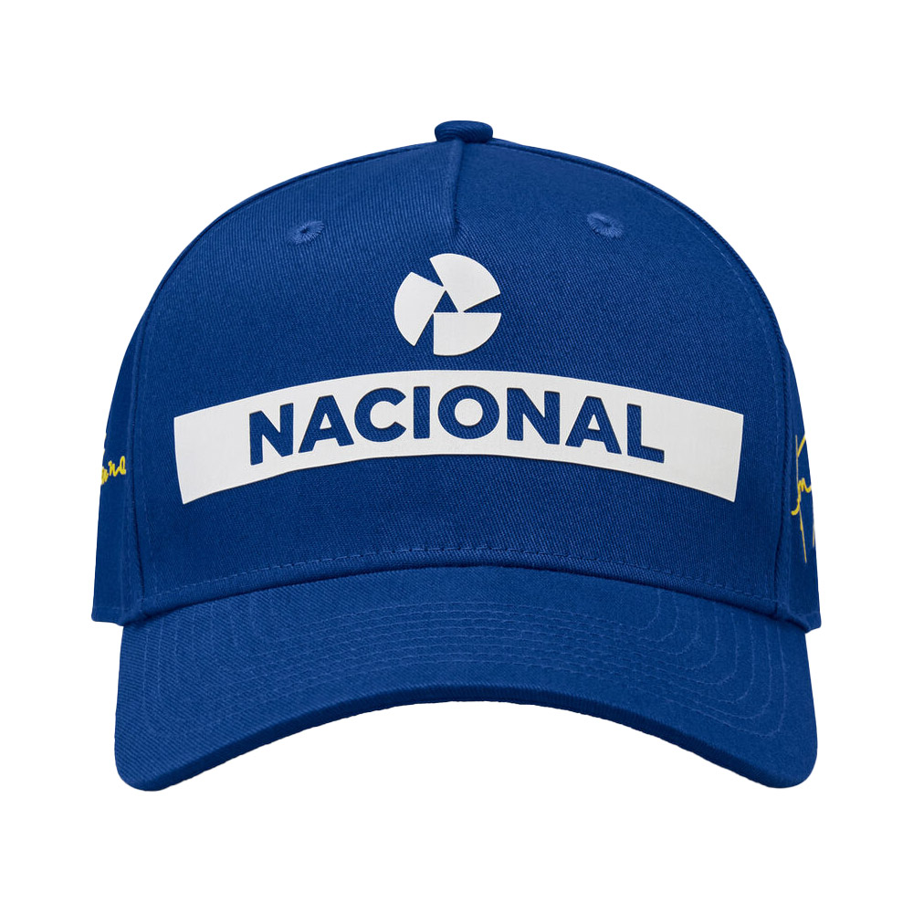 Ayrton Senna Cap "Nacional" - blau