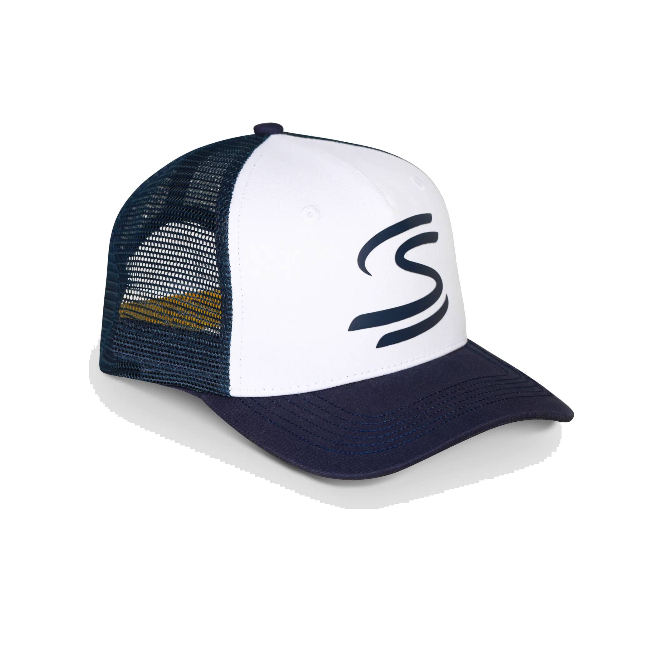 Ayrton Senna Trucker Cap "Doppel S" - blau 