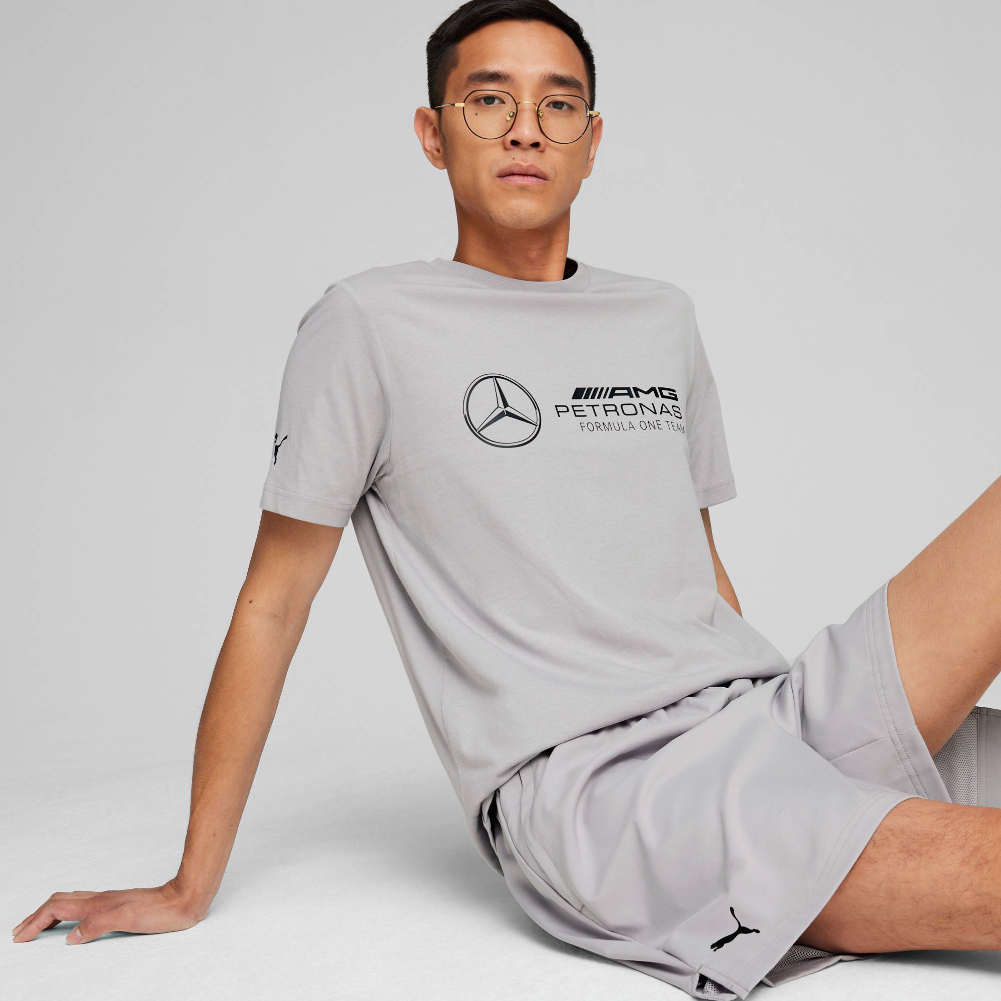 Mercedes AMG Petronas Puma T-Shirt - grau