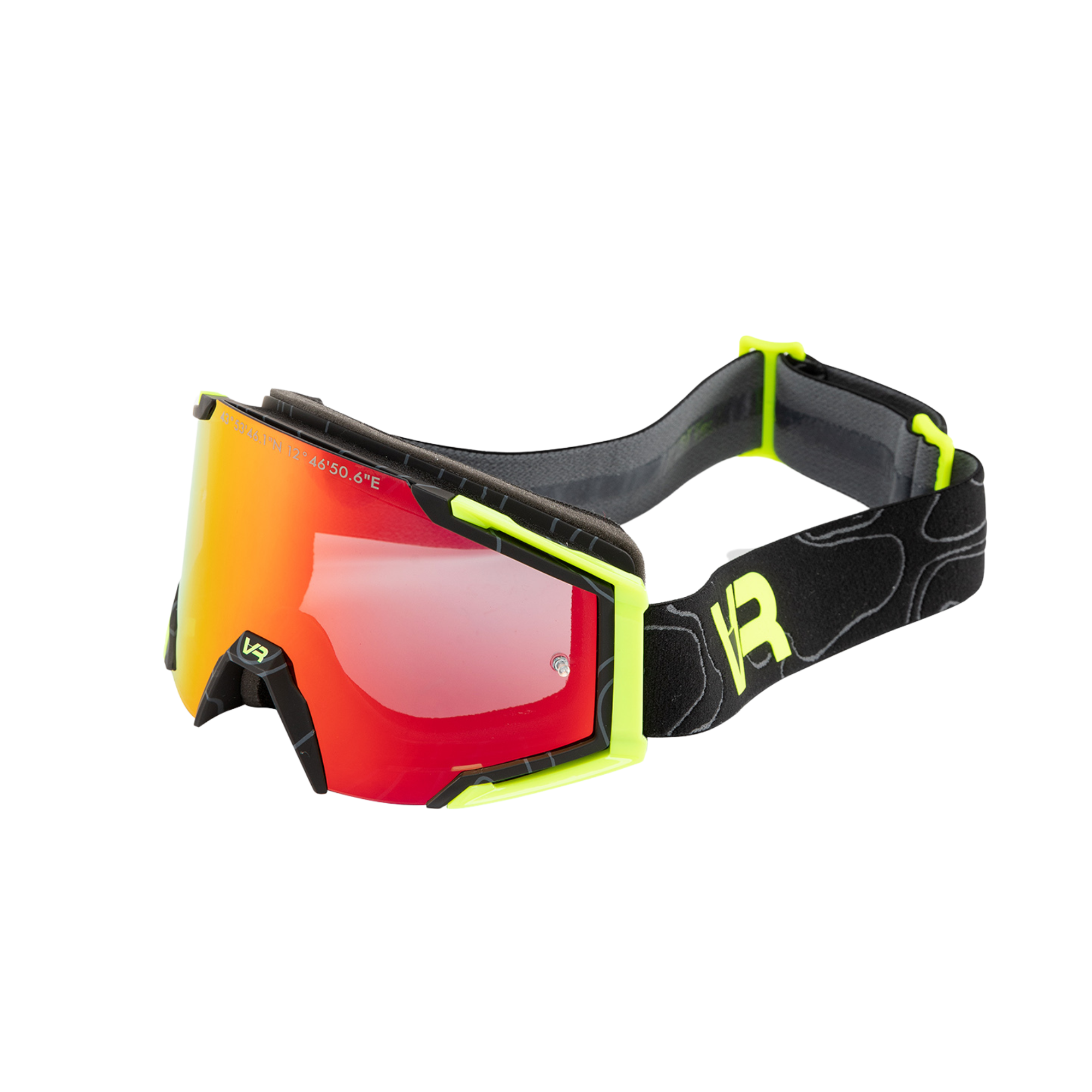 Valentino Rossi MTB-Brille - schwarz/neongelb
