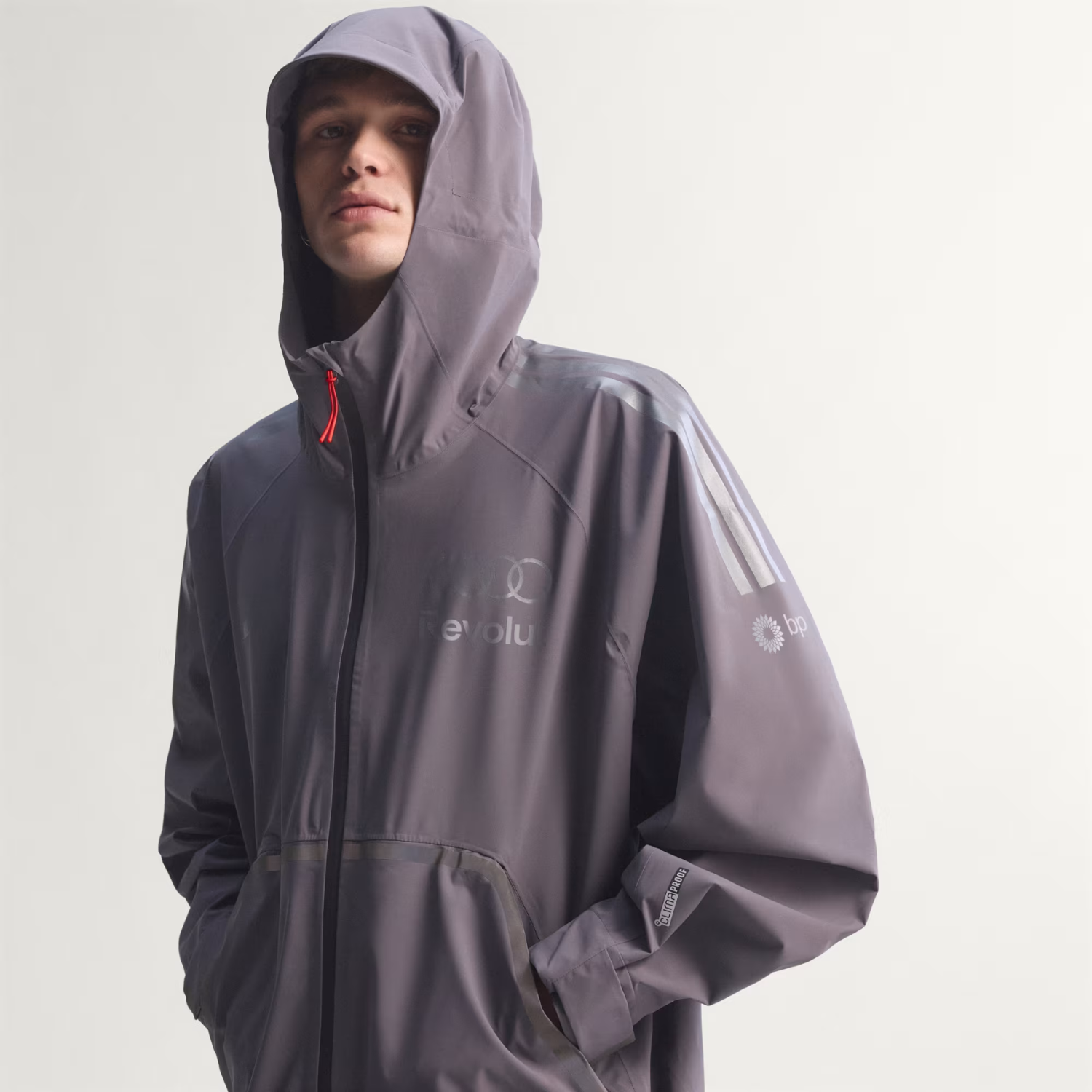 Audi Formel 1 Team Engineers Regenjacke - grau