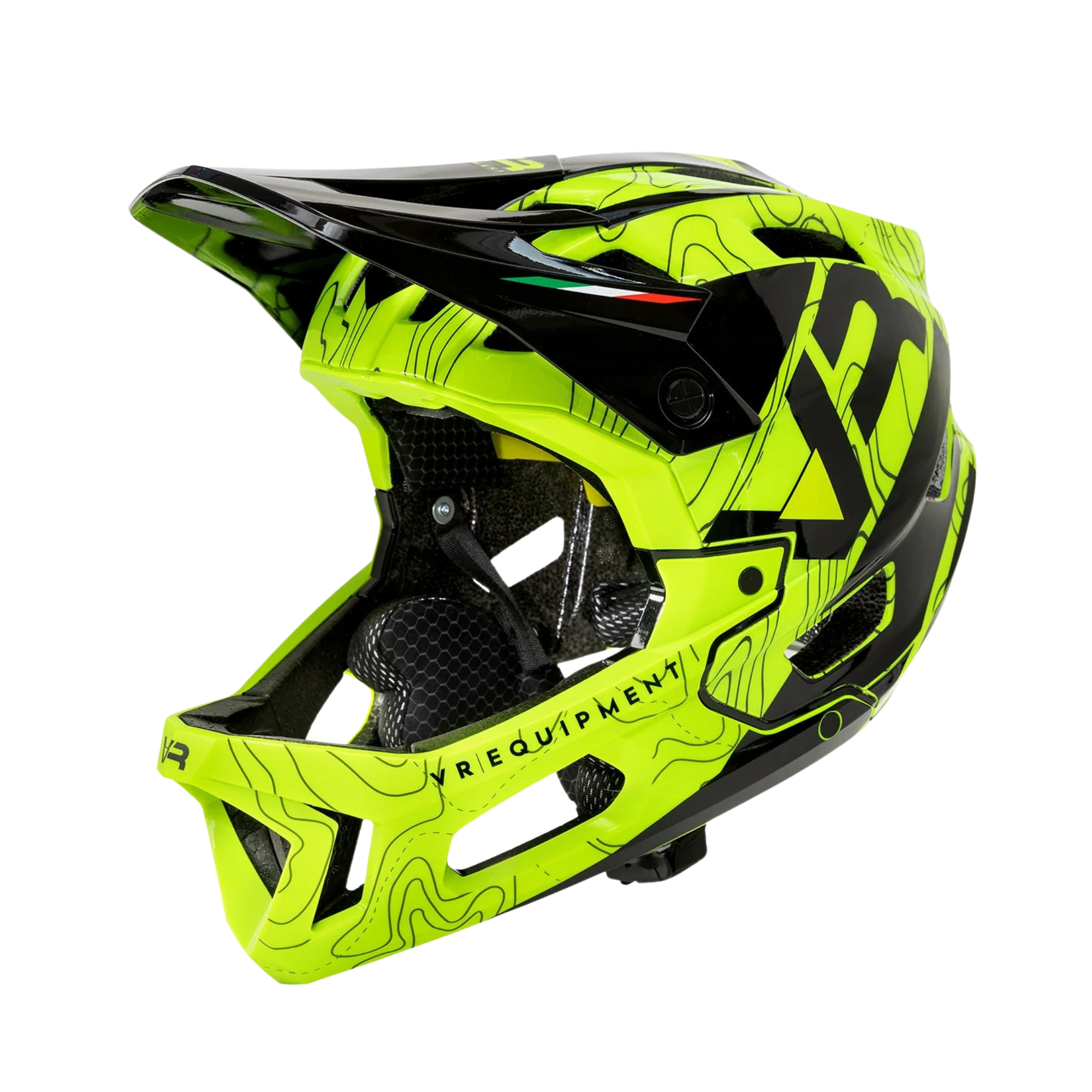 Valentino Rossi Fullface-Helm MTB MIPS - neongelb