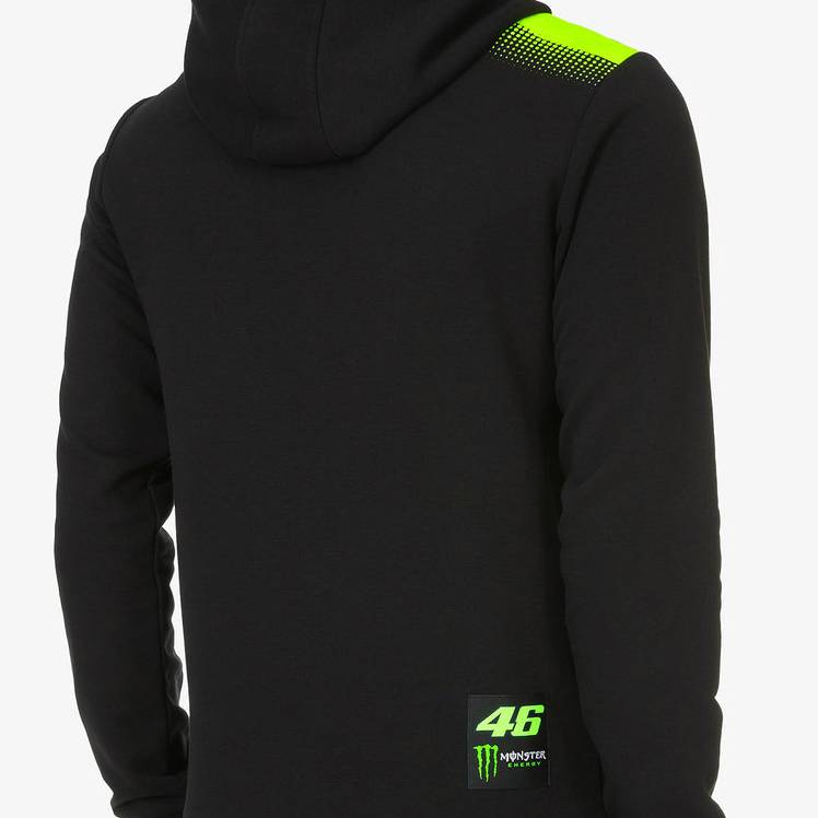 Valentino Rossi Kapuzensweatjacke "Monza" - schwarz