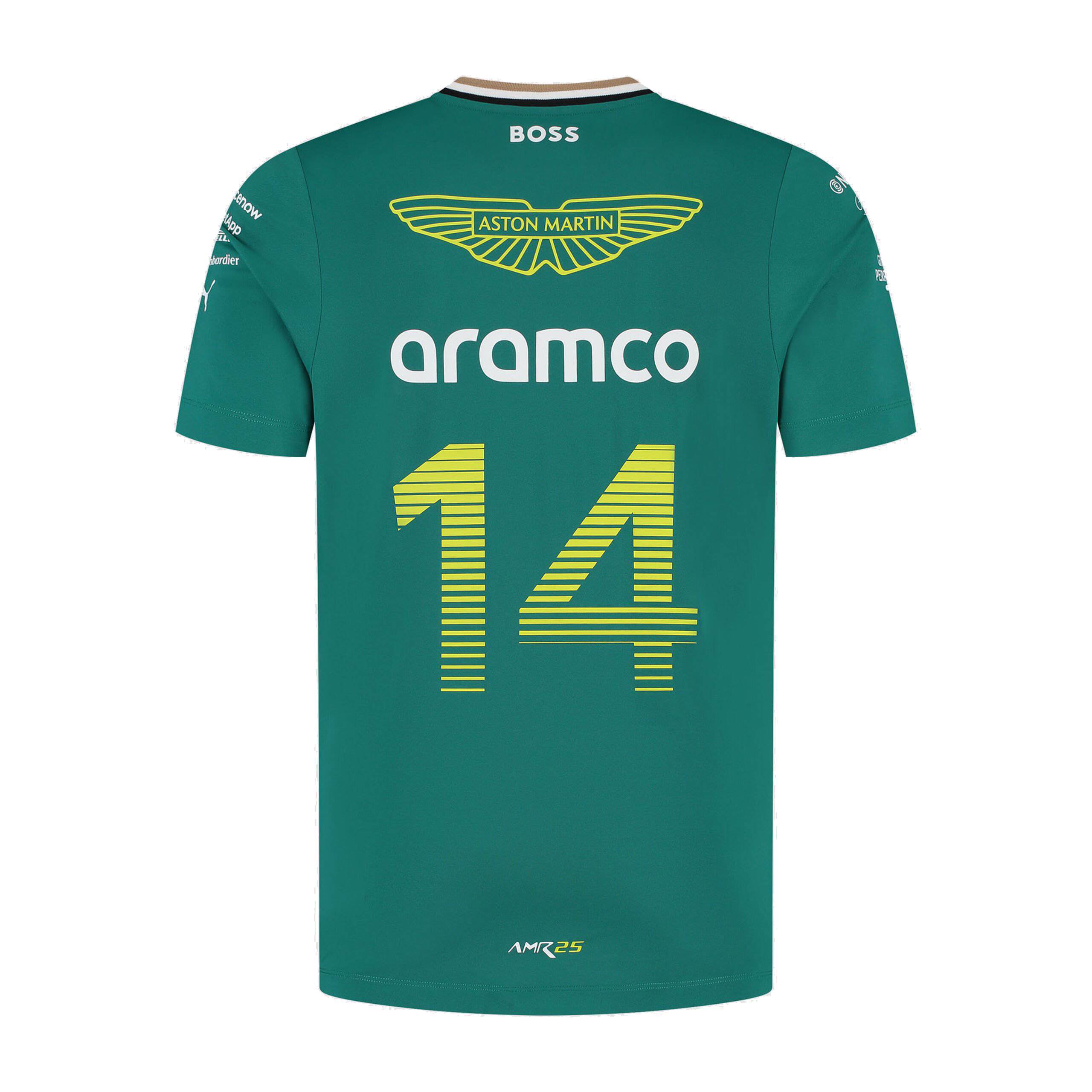 Aston Martin F1 Fernando Alonso T-Shirt  2025 - grün