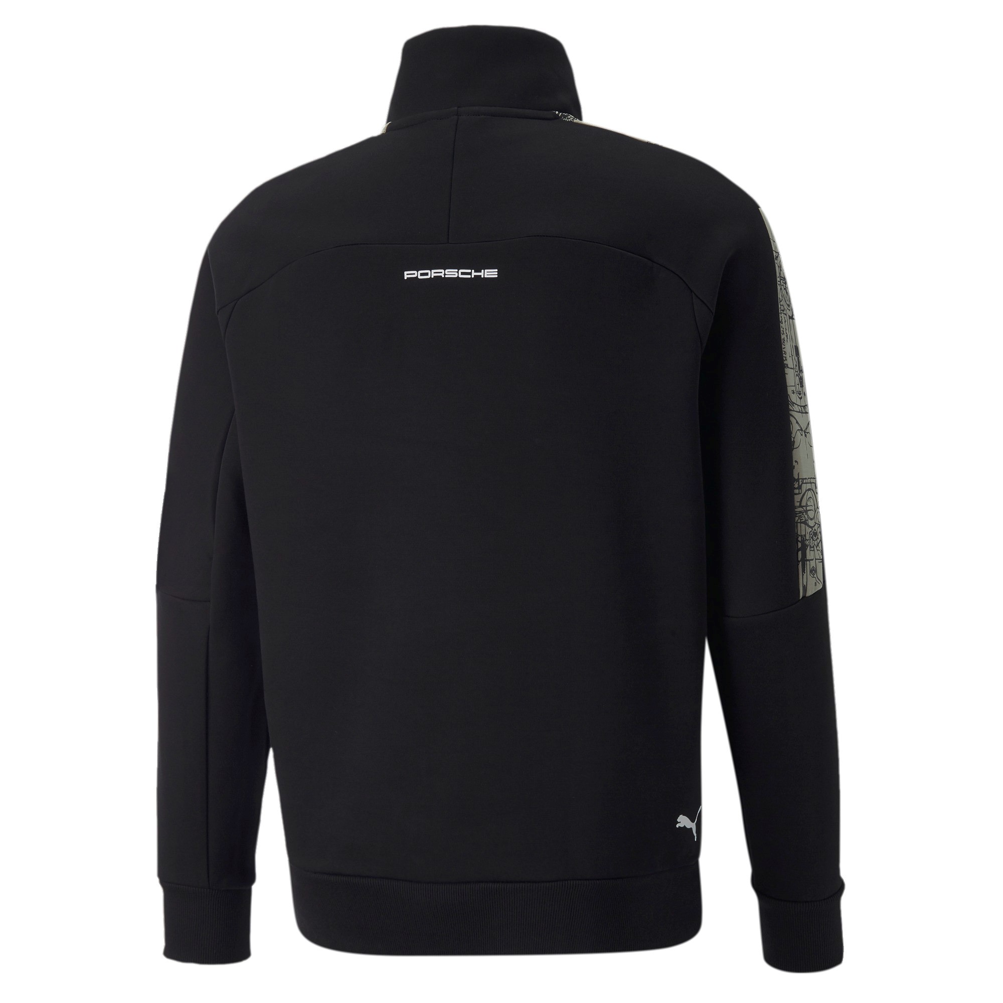 Porsche Legacy Puma T7 Sweatjacke "Turbo" - schwarz