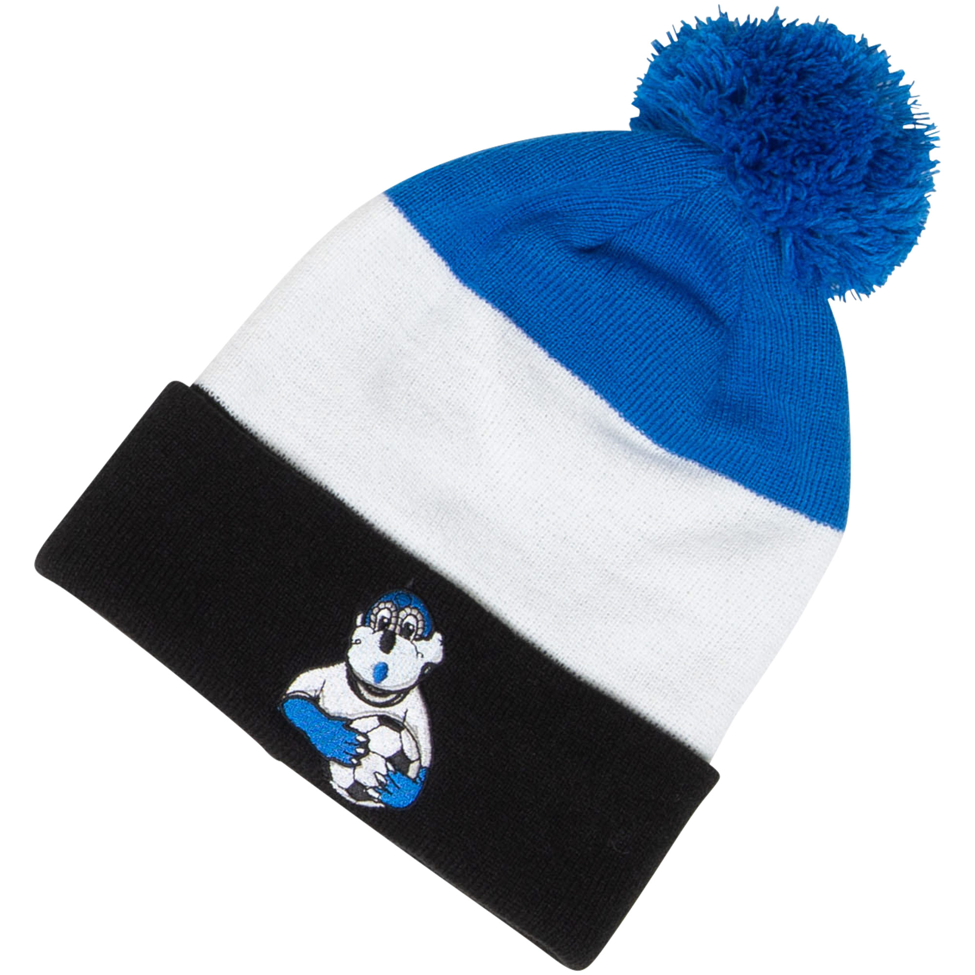 HSV Kindermütze "Hermann" mit Bommel - multicolor