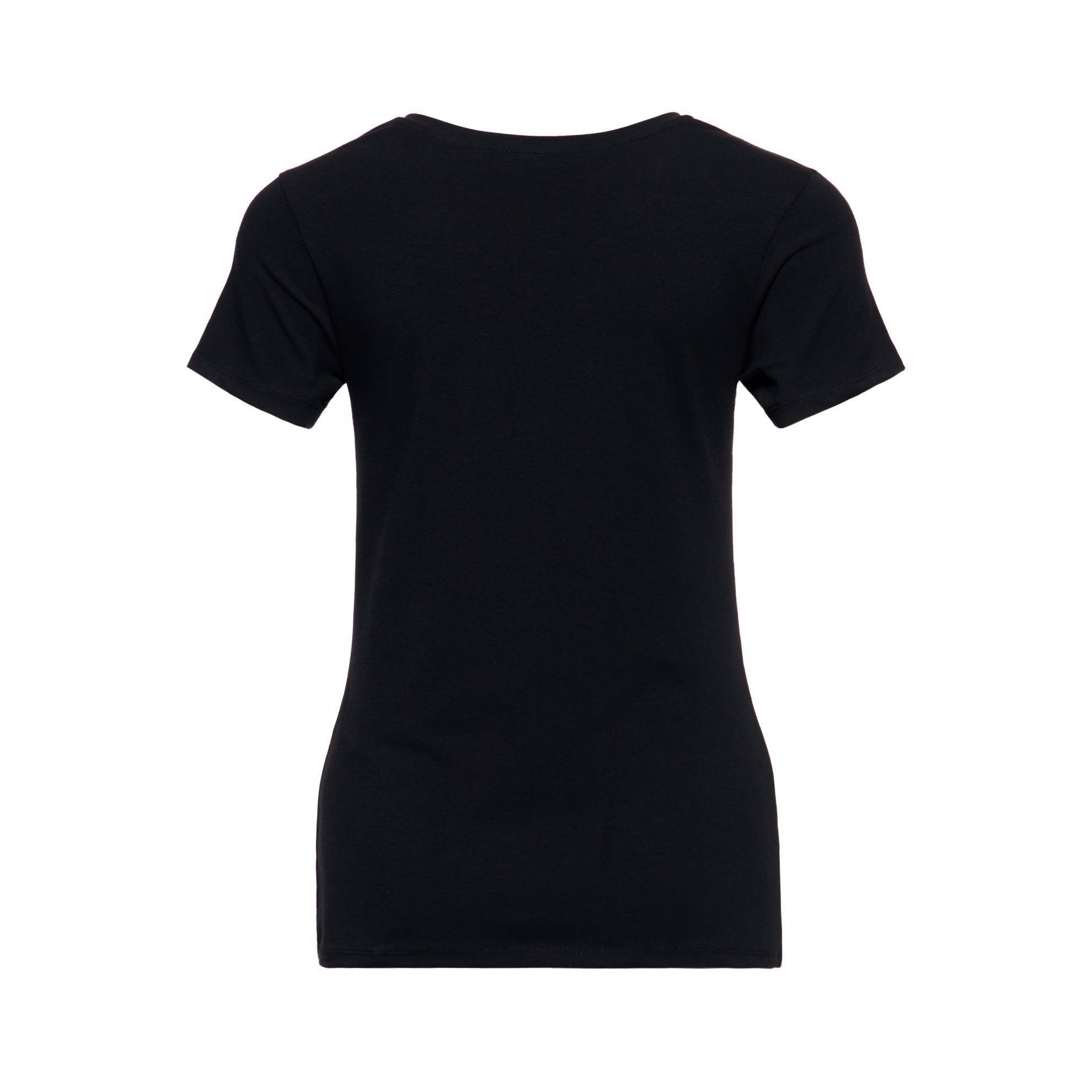 Queen Kerosin Damen T-Shirt "We Can Do It" - schwarz