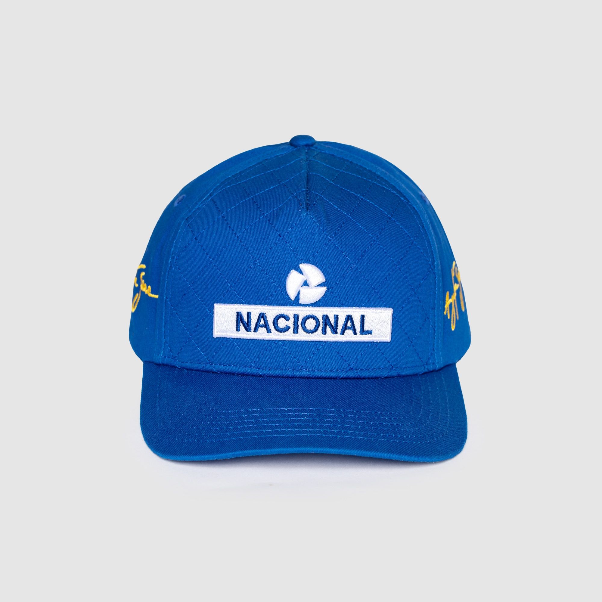 Ayrton Senna Cap Nacional Quilted - blau