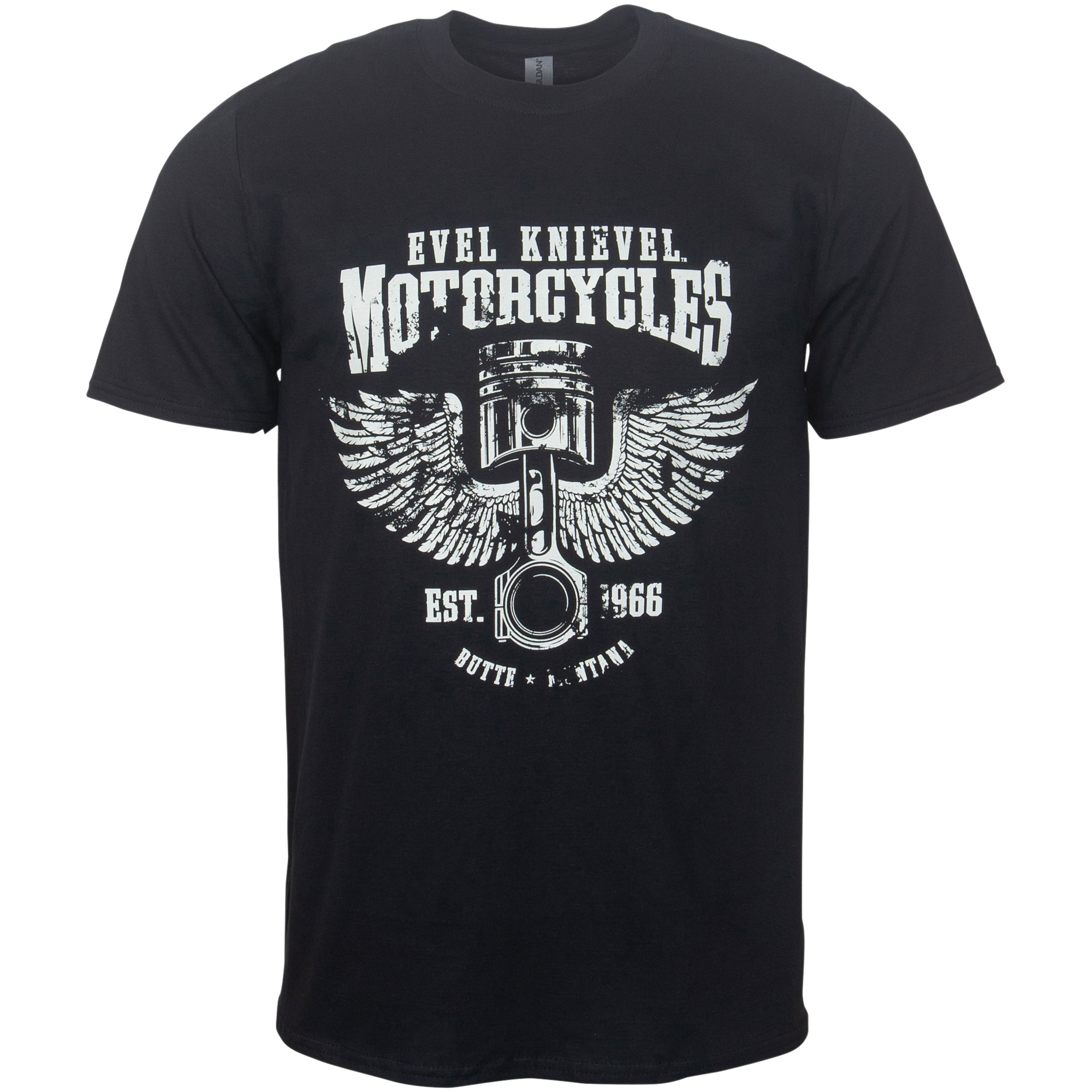 Evel Knievel T-Shirt "Motorcycles" - schwarz