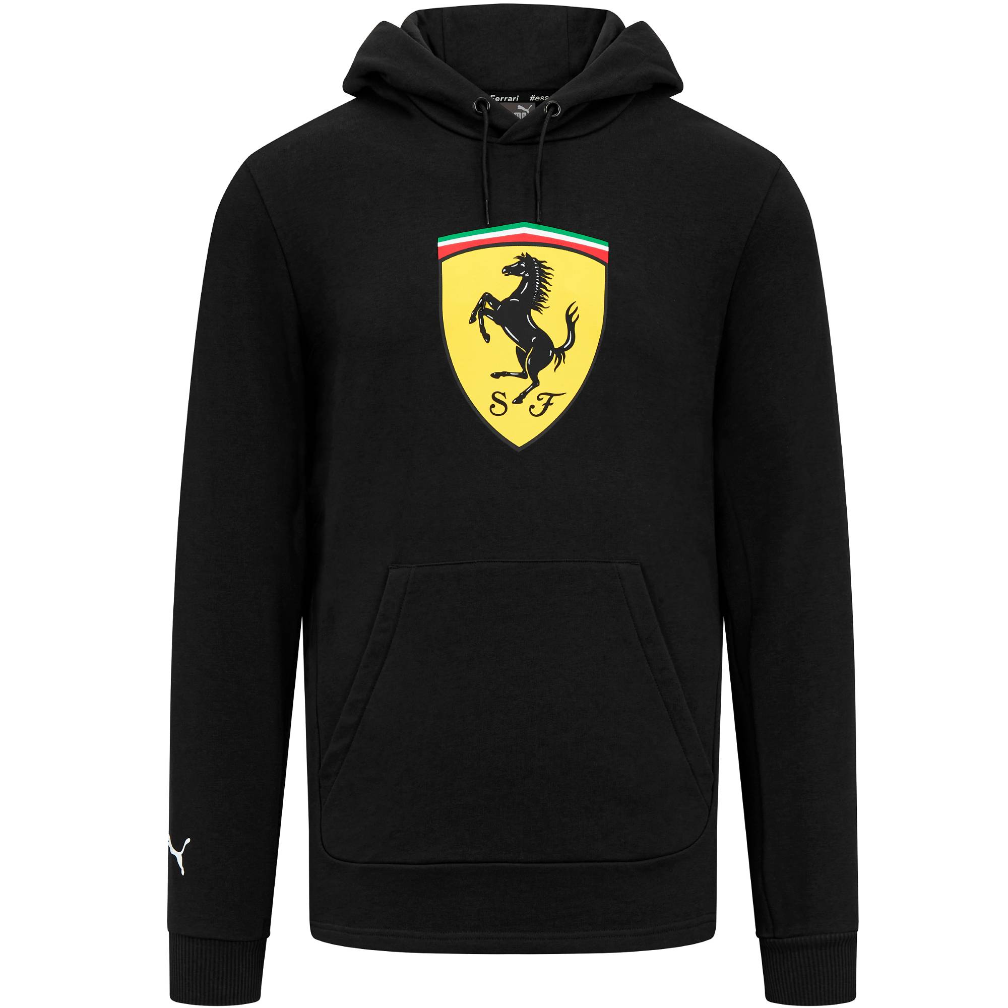 Scuderia Ferrari Puma Kapuzenpullover "Shield"  - schwarz