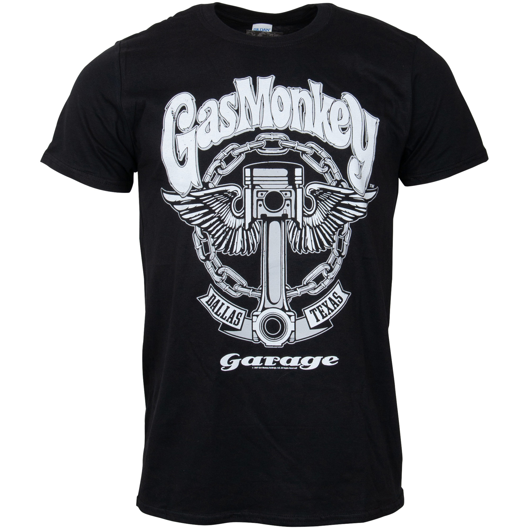 Gas Monkey Garage T-Shirt "Big Piston" - schwarz
