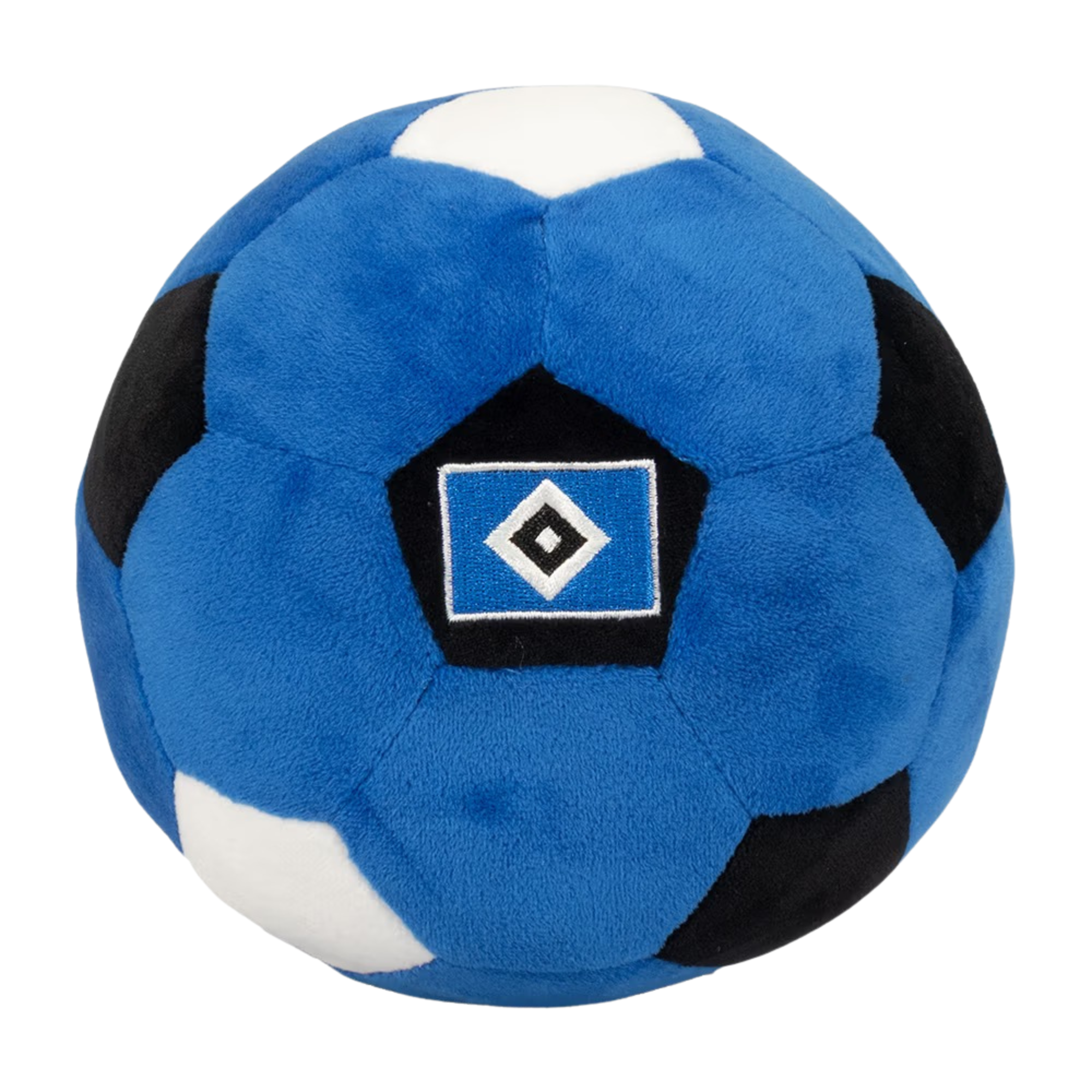 HSV Plüschball blau-weiß-schwarz
