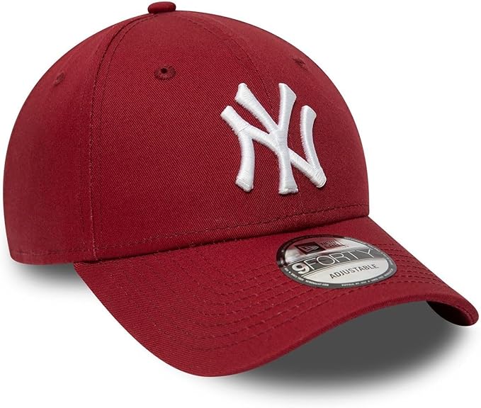 New York Yankees Essential 9FORTY verstellbare New Era Cap - bordeaux
