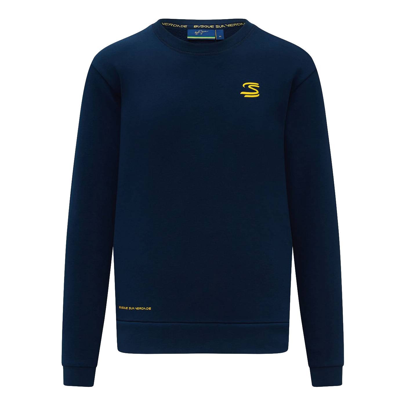 Ayrton Senna Sweatshirt "Doppel S" - blau