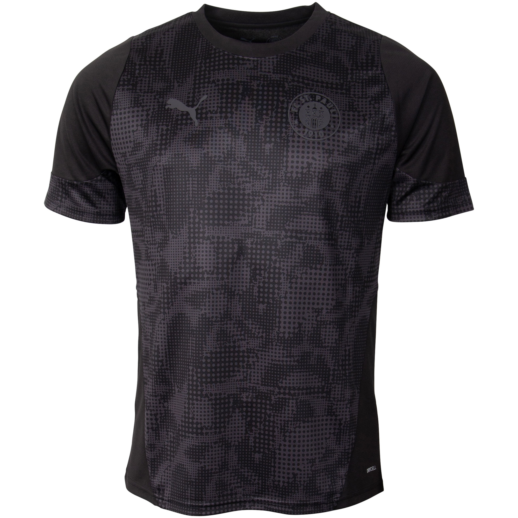 FC St. Pauli - PUMA Trainings T-Shirt 2025/26 - schwarz/grau