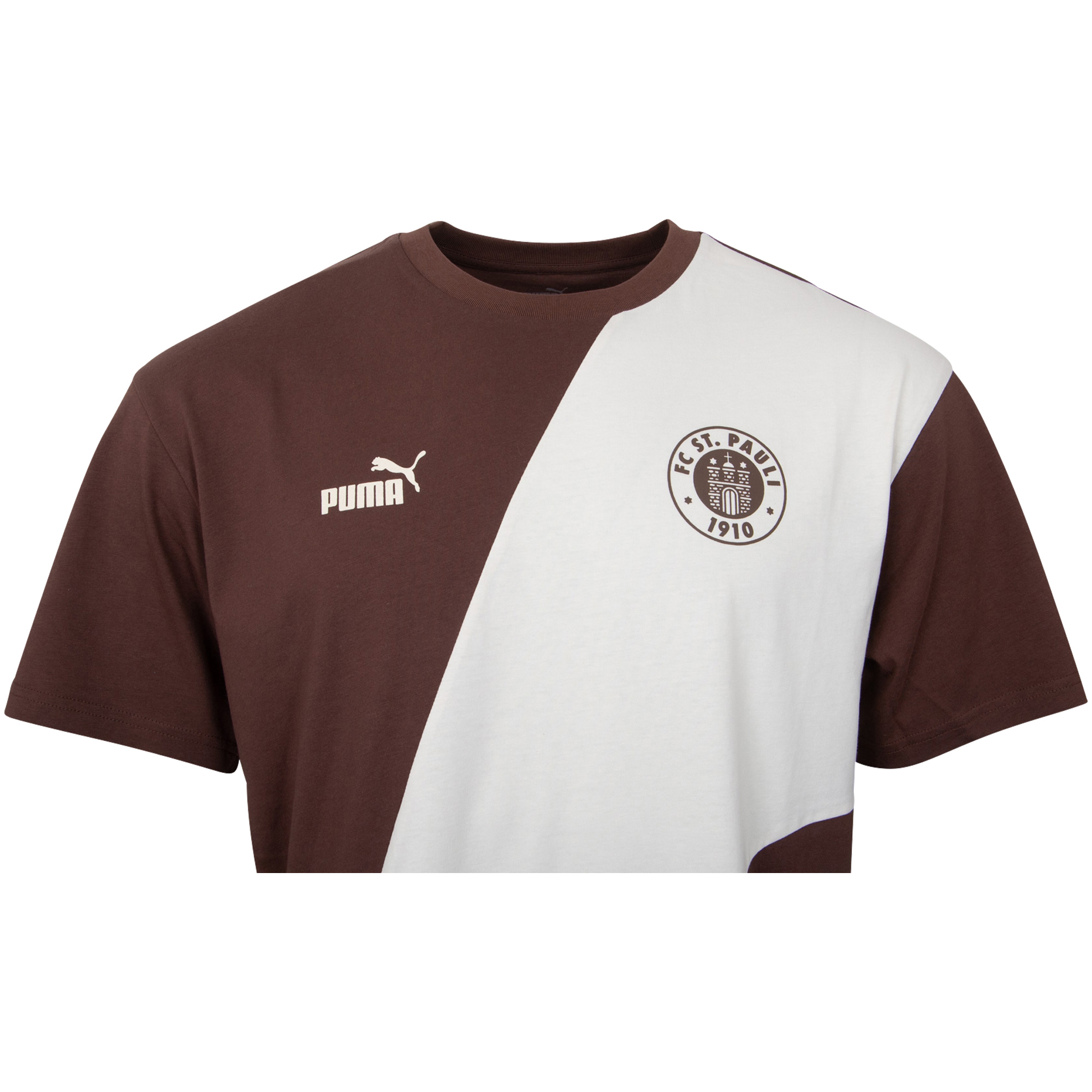 FC St. Pauli - PUMA T-Shirt 'ftblCulture+' 2024/25 - braun