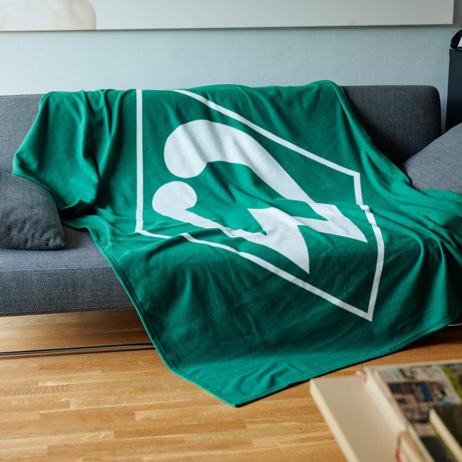 SV Werder Bremen - Fleecedecke Raute - grün