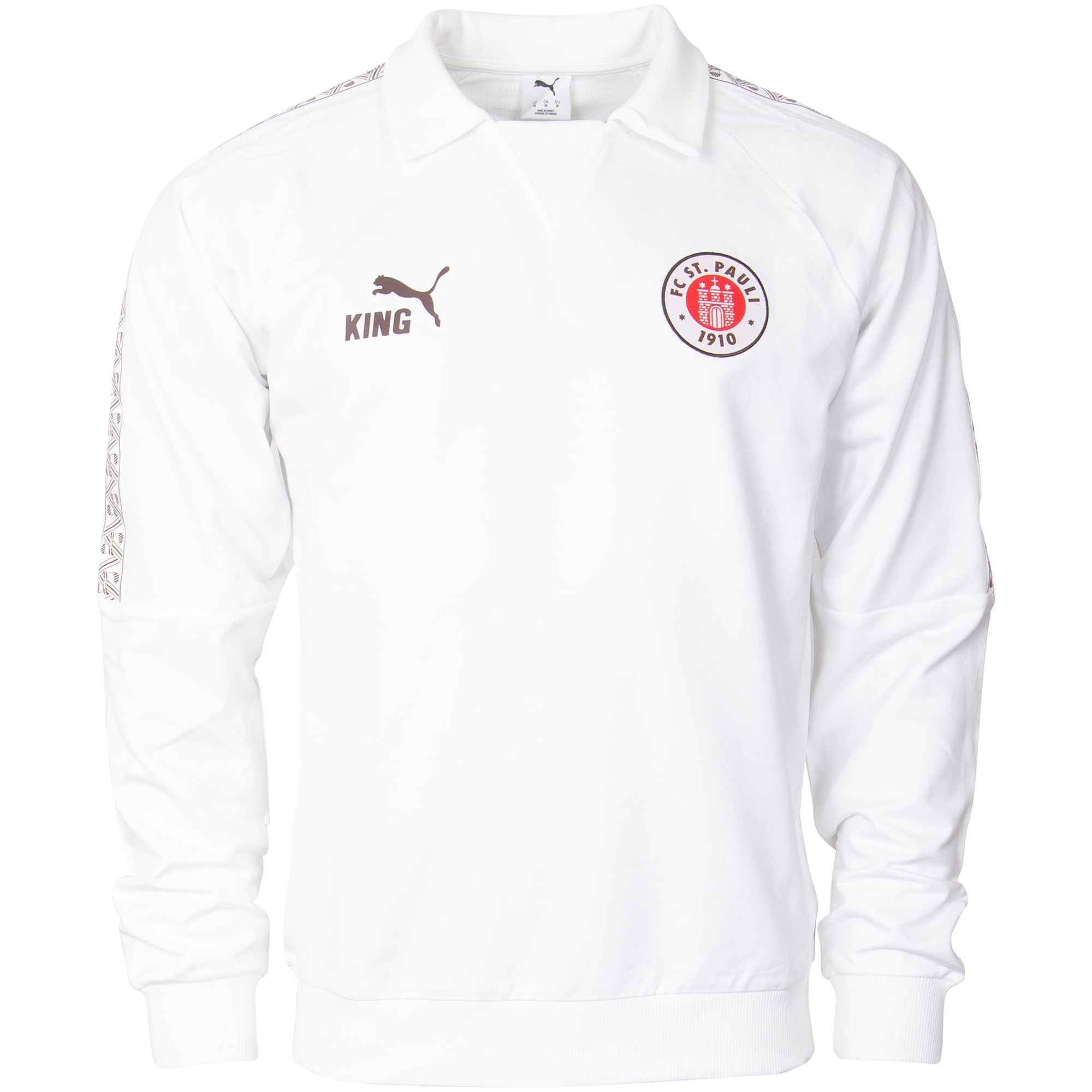 FC St. Pauli - PUMA Retro Sweatshirt King 2025/26 - weiß