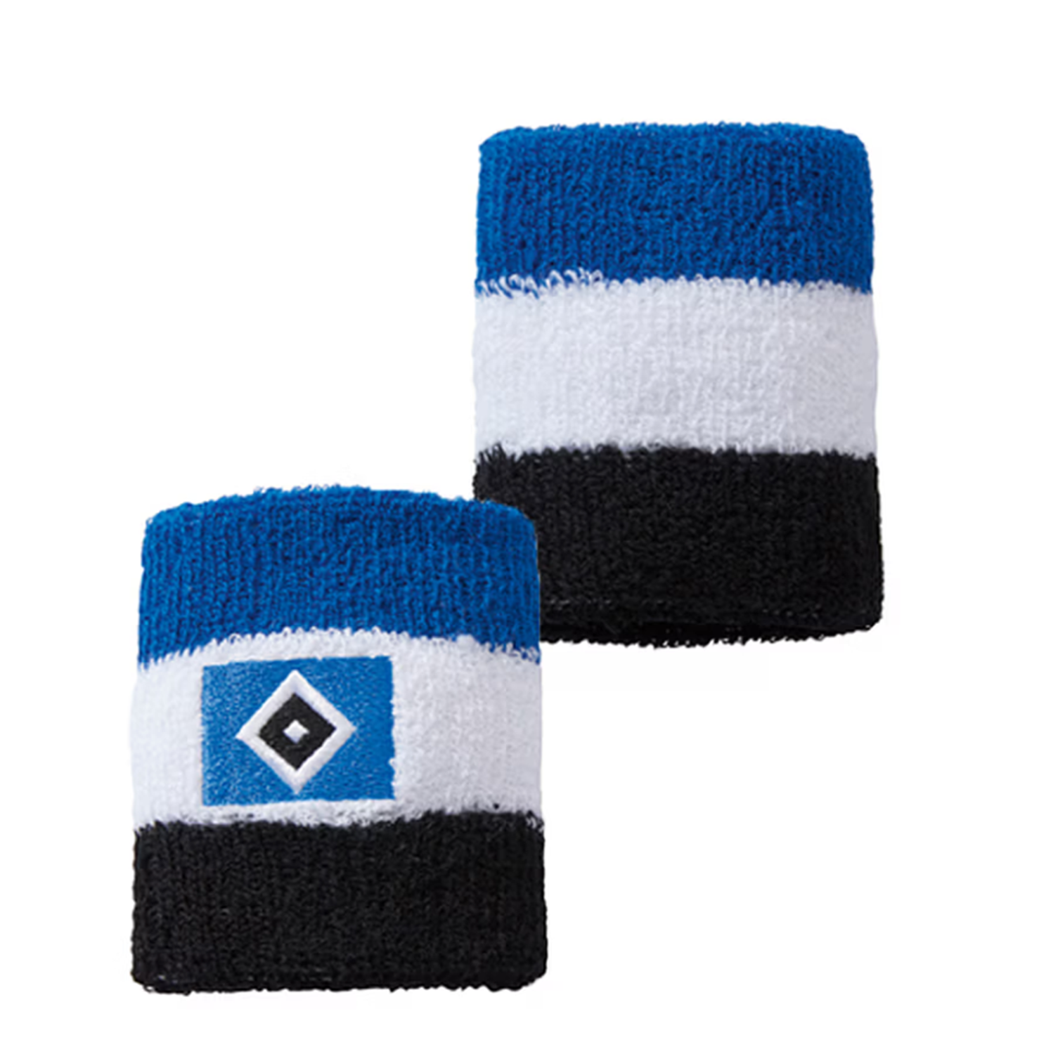 HSV Schweißband 2er-Set blau-weiß-schwarz