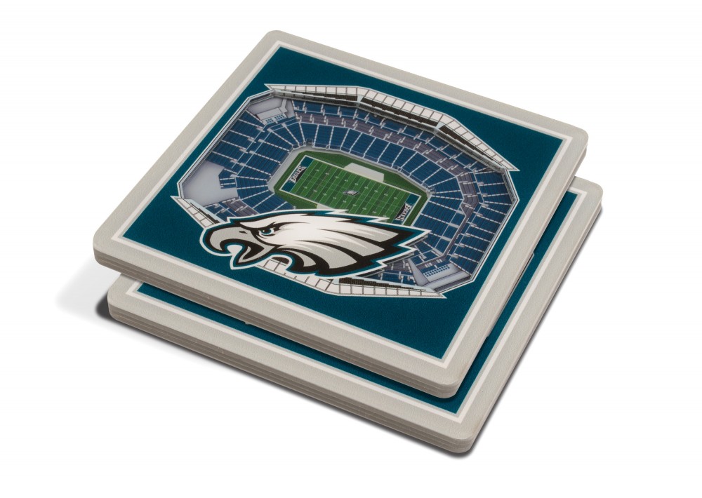 Philadelphia Eagles 3D StadiumView Untersetzer 2er